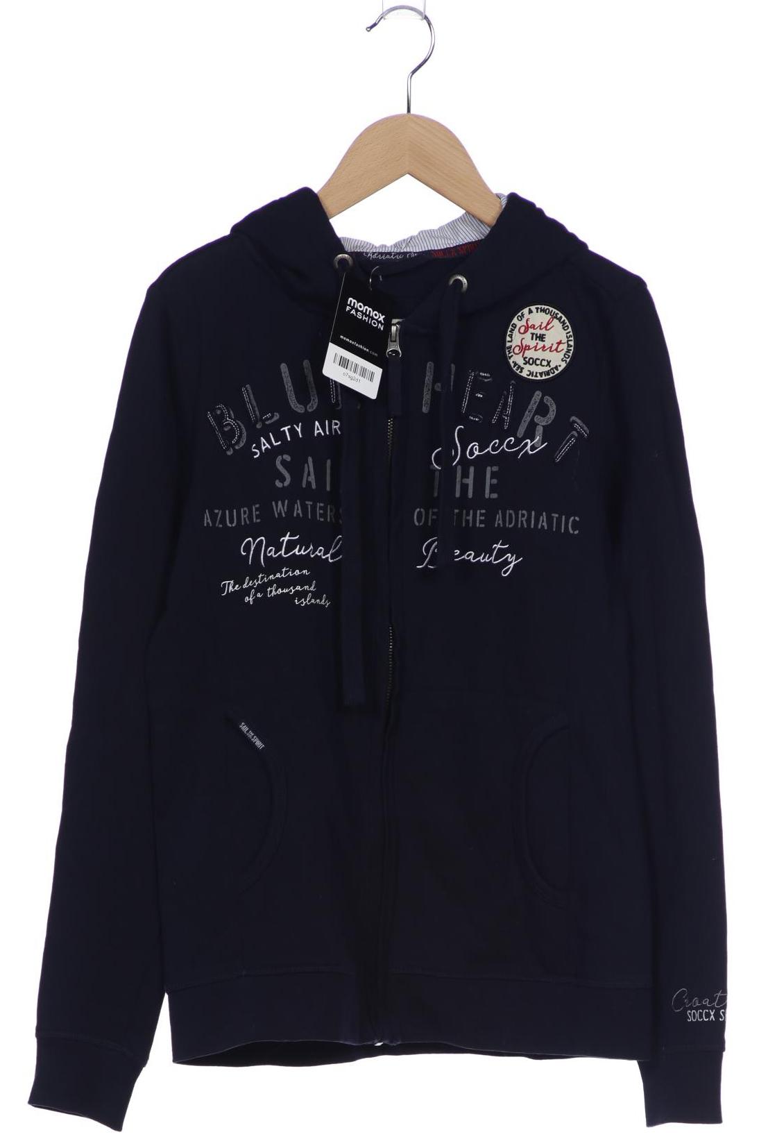 

Soccx Damen Kapuzenpullover, marineblau, Gr. 36