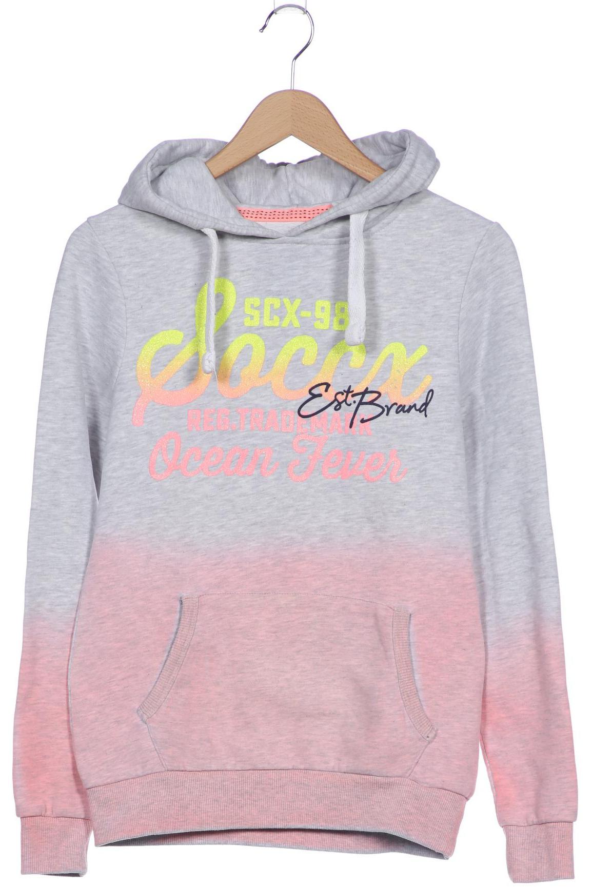 

Soccx Damen Kapuzenpullover, grau, Gr. 36