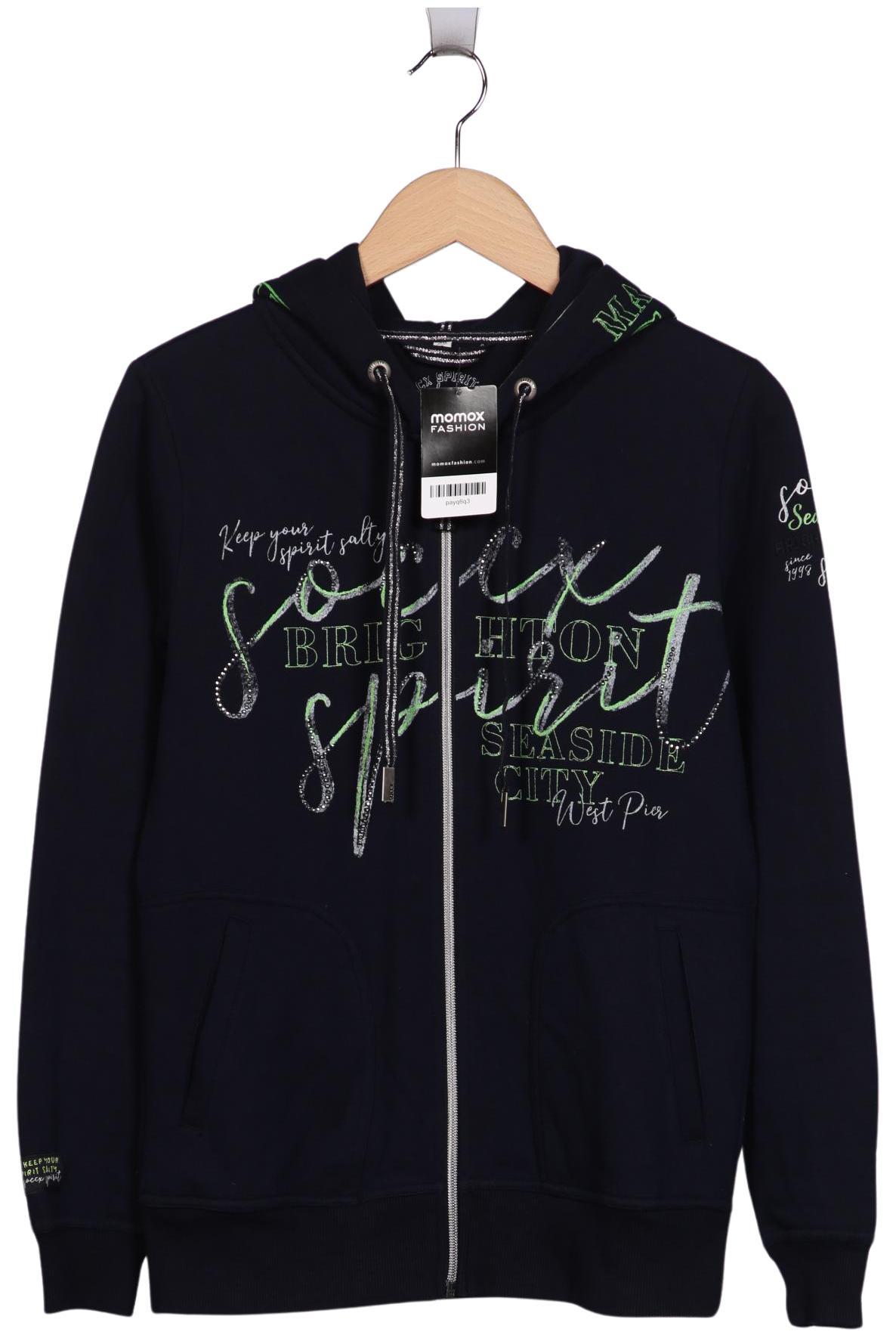 

Soccx Damen Kapuzenpullover, marineblau, Gr. 36