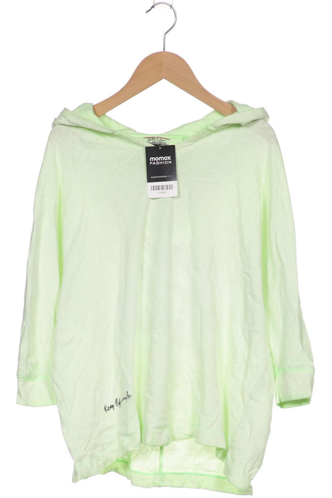 

Soccx Damen Kapuzenpullover, hellgrün, Gr. 34