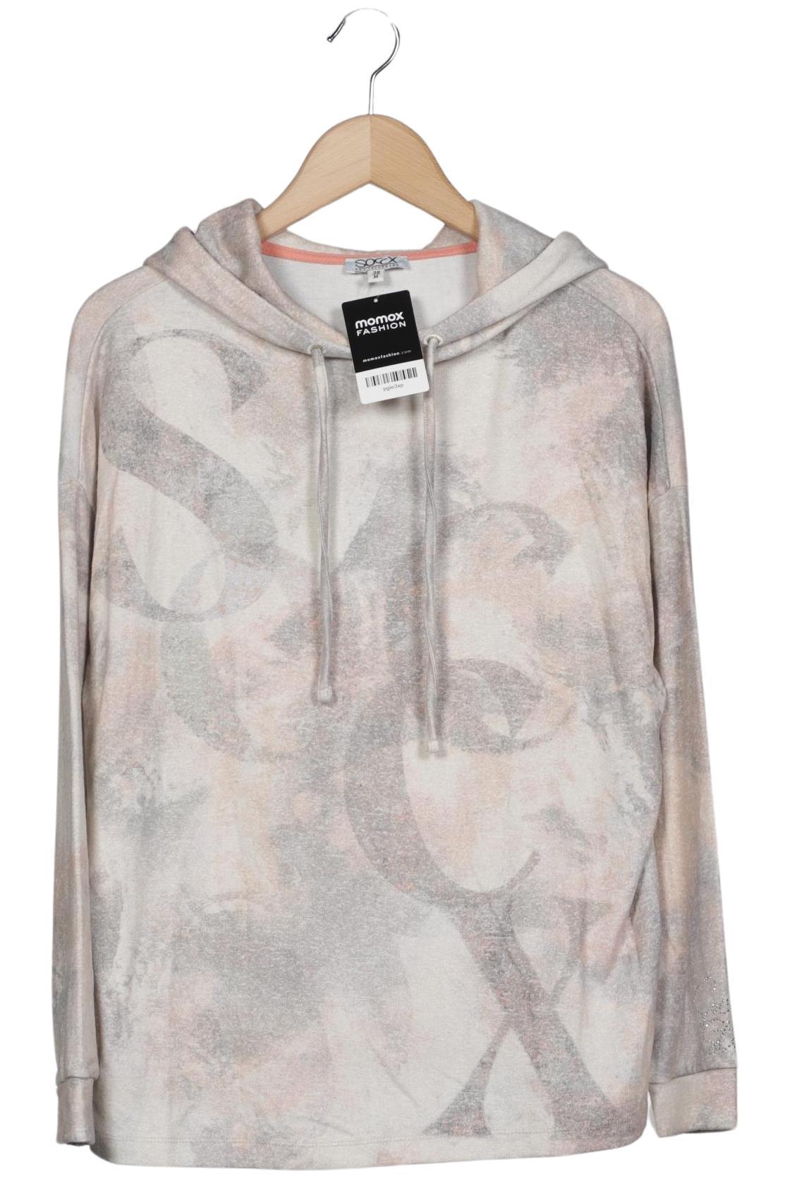 

Soccx Damen Kapuzenpullover, beige, Gr. 38