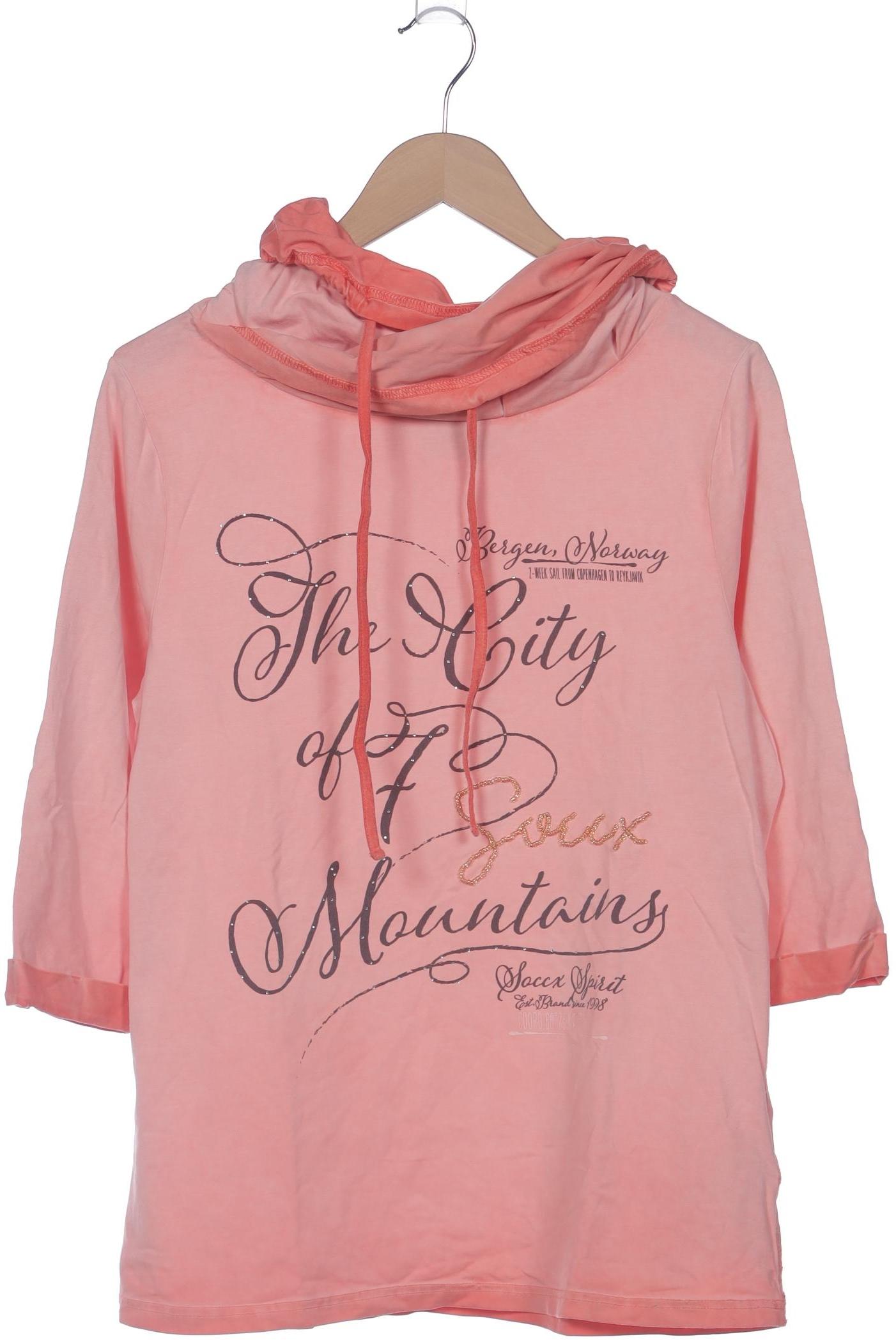 

Soccx Damen Kapuzenpullover, orange, Gr. 42
