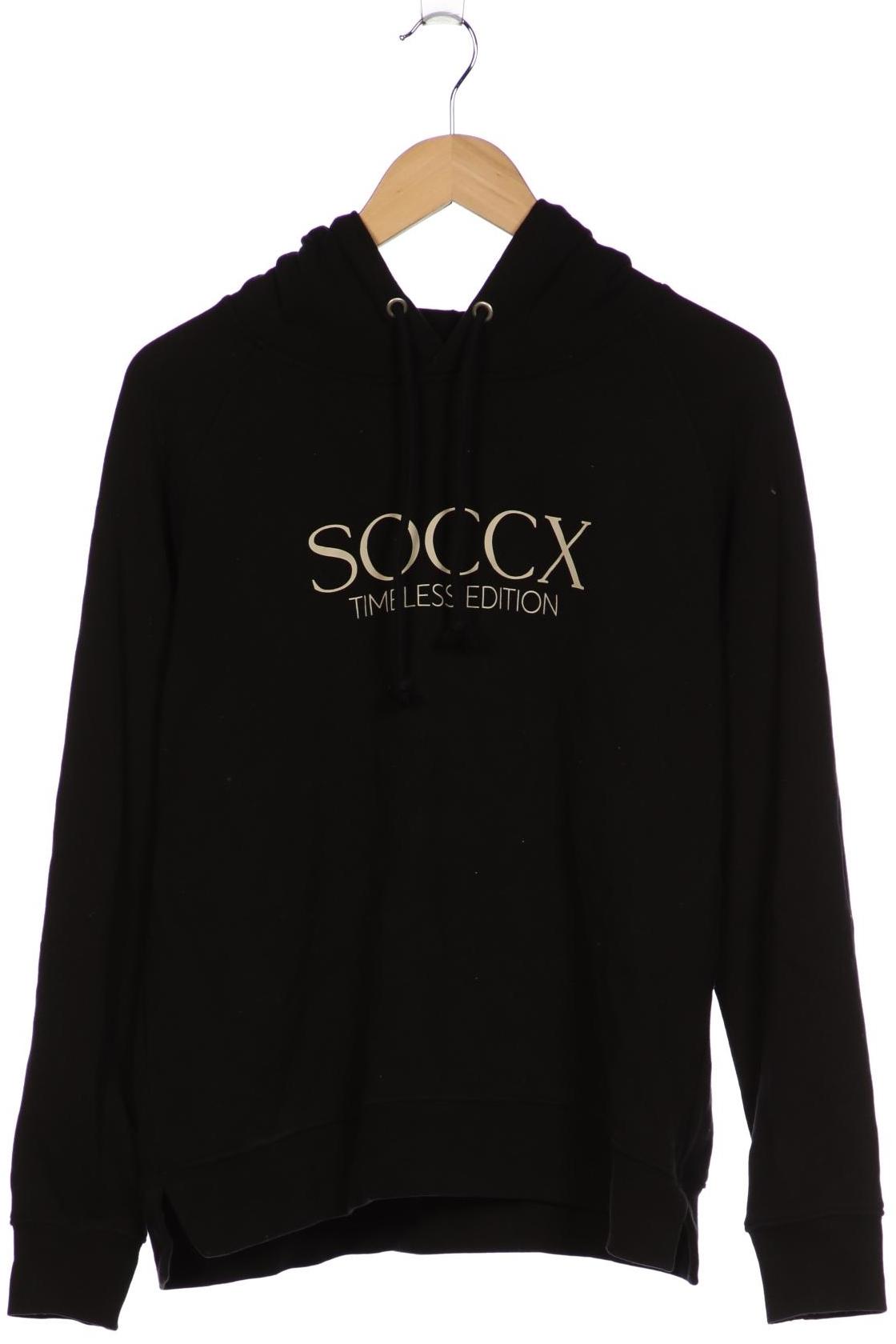 

Soccx Damen Kapuzenpullover, schwarz, Gr. 40