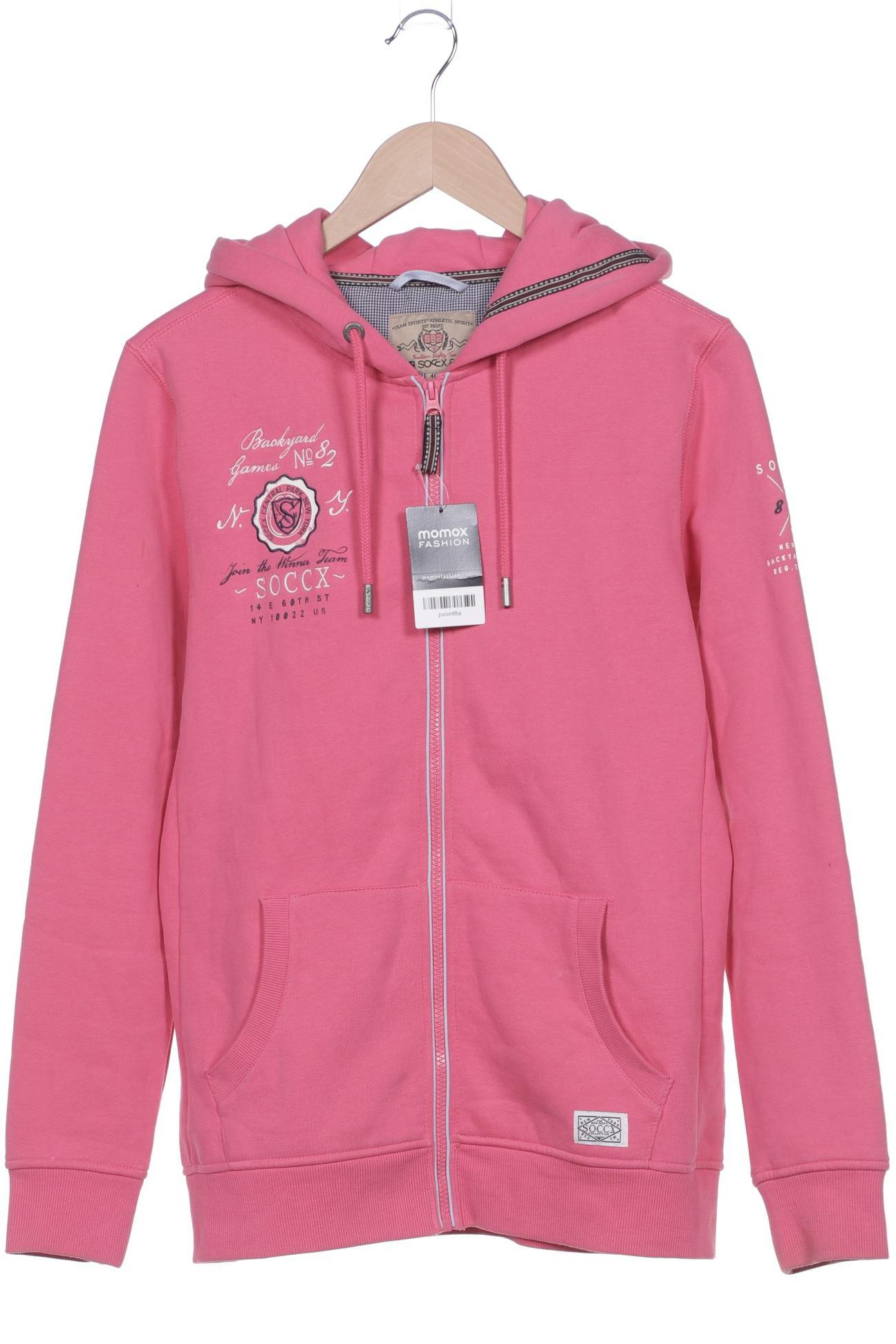 

Soccx Damen Kapuzenpullover, pink, Gr. 40