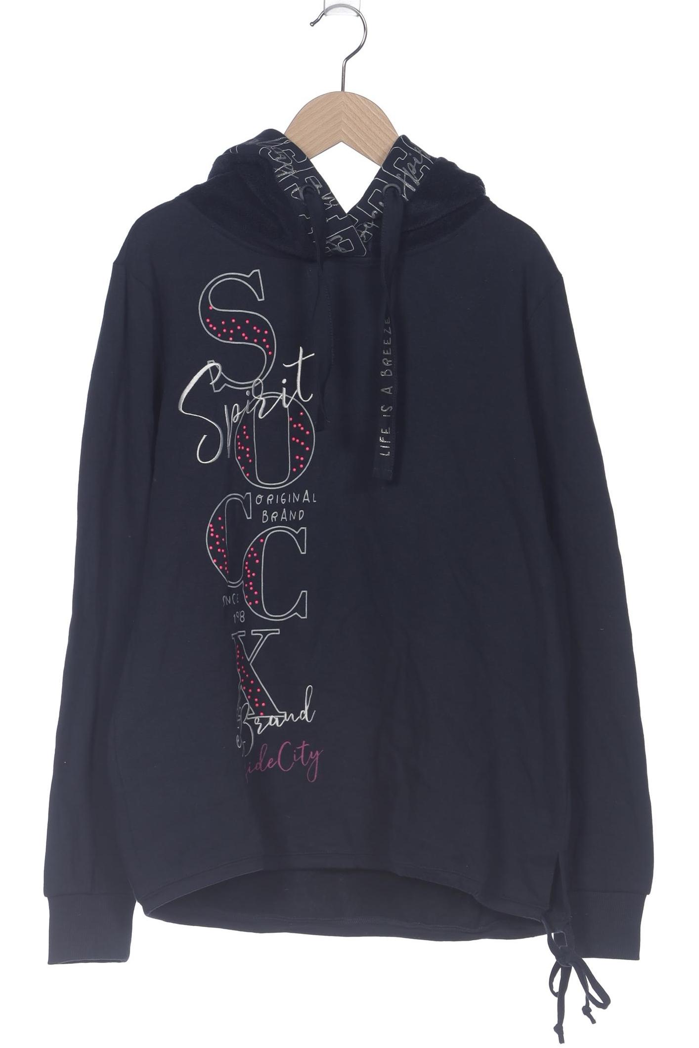 

Soccx Damen Kapuzenpullover, marineblau, Gr. 38