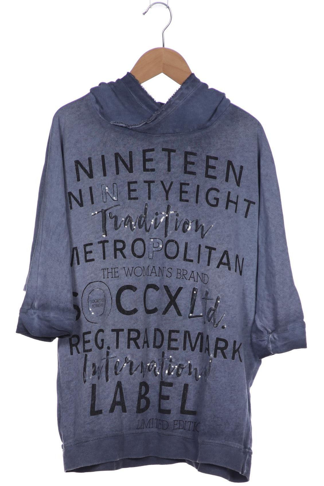 

Soccx Damen Kapuzenpullover, marineblau, Gr. 40