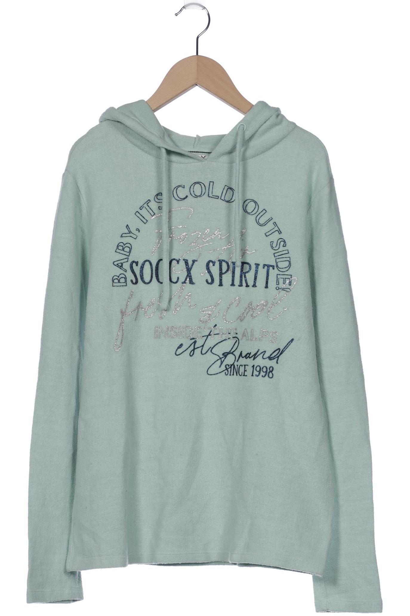 

SOCCX Damen Kapuzenpullover, hellgrün