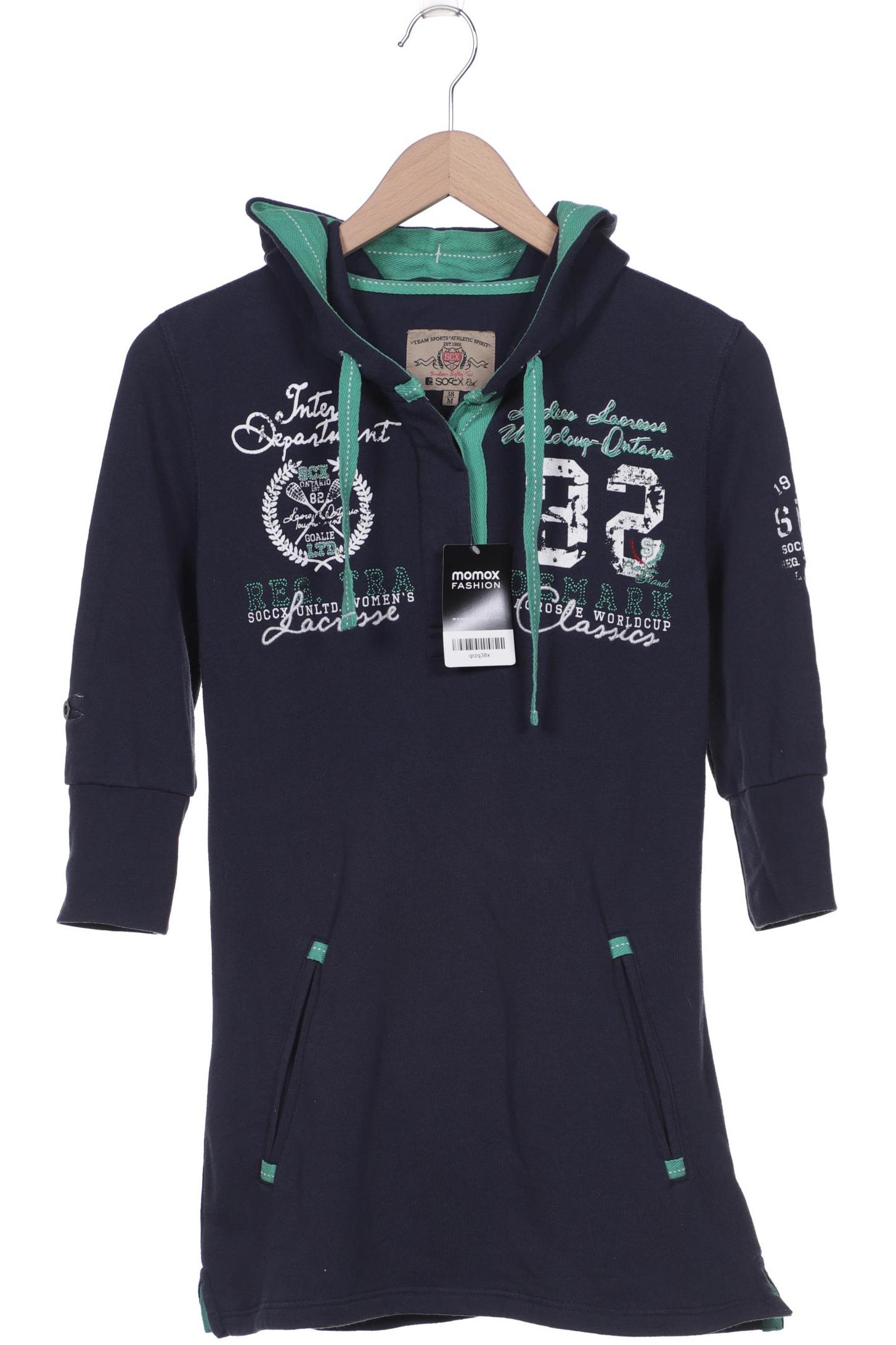 

SOCCX Damen Kapuzenpullover, marineblau