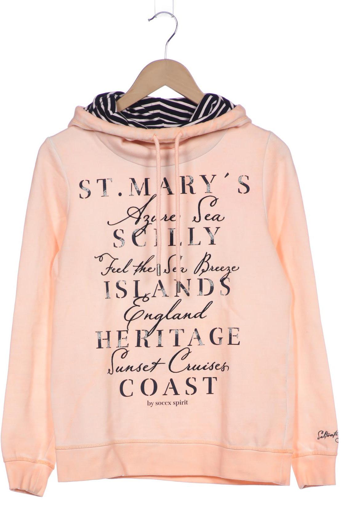 

Soccx Damen Kapuzenpullover, orange, Gr. 36