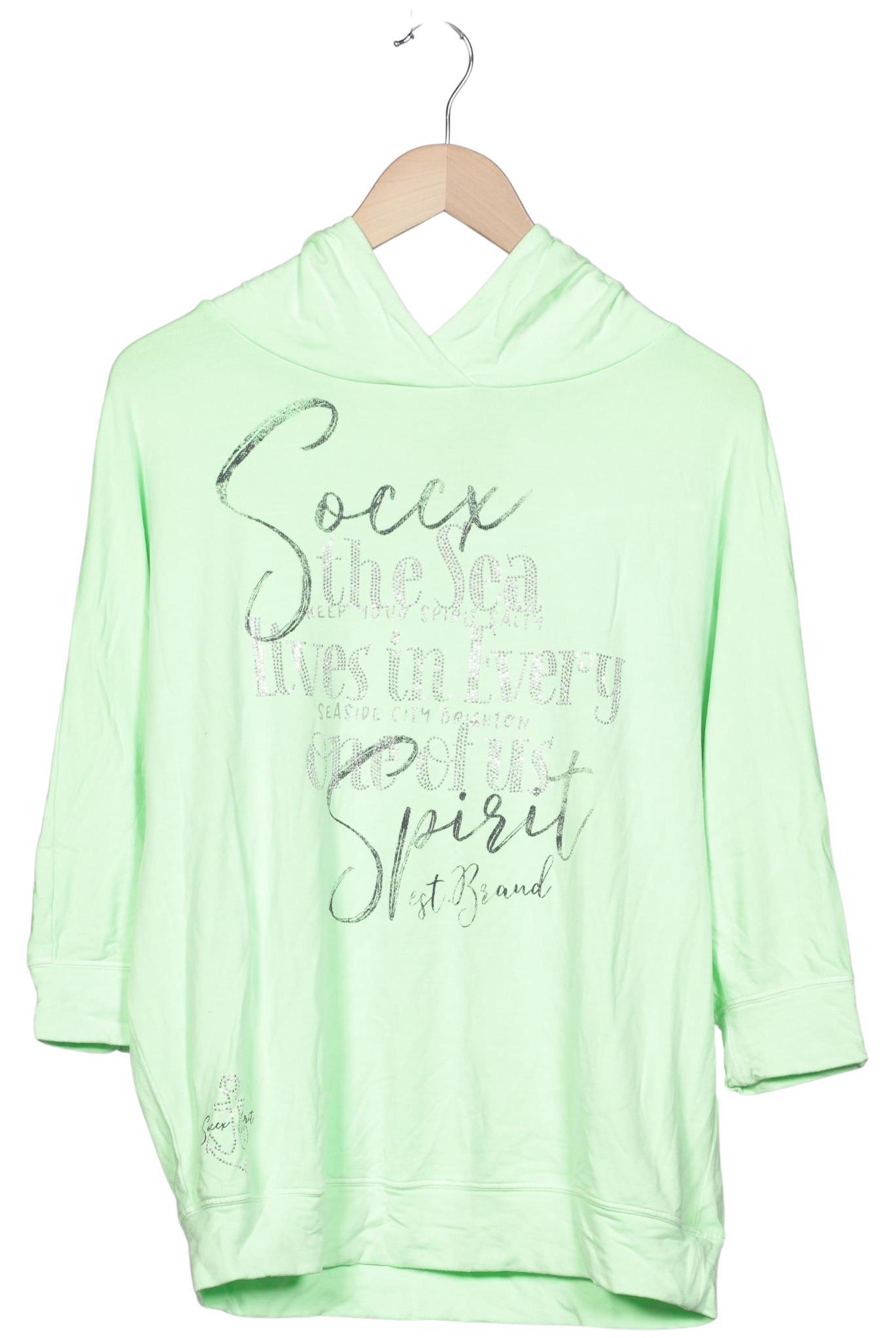 

Soccx Damen Kapuzenpullover, neon, Gr. 40