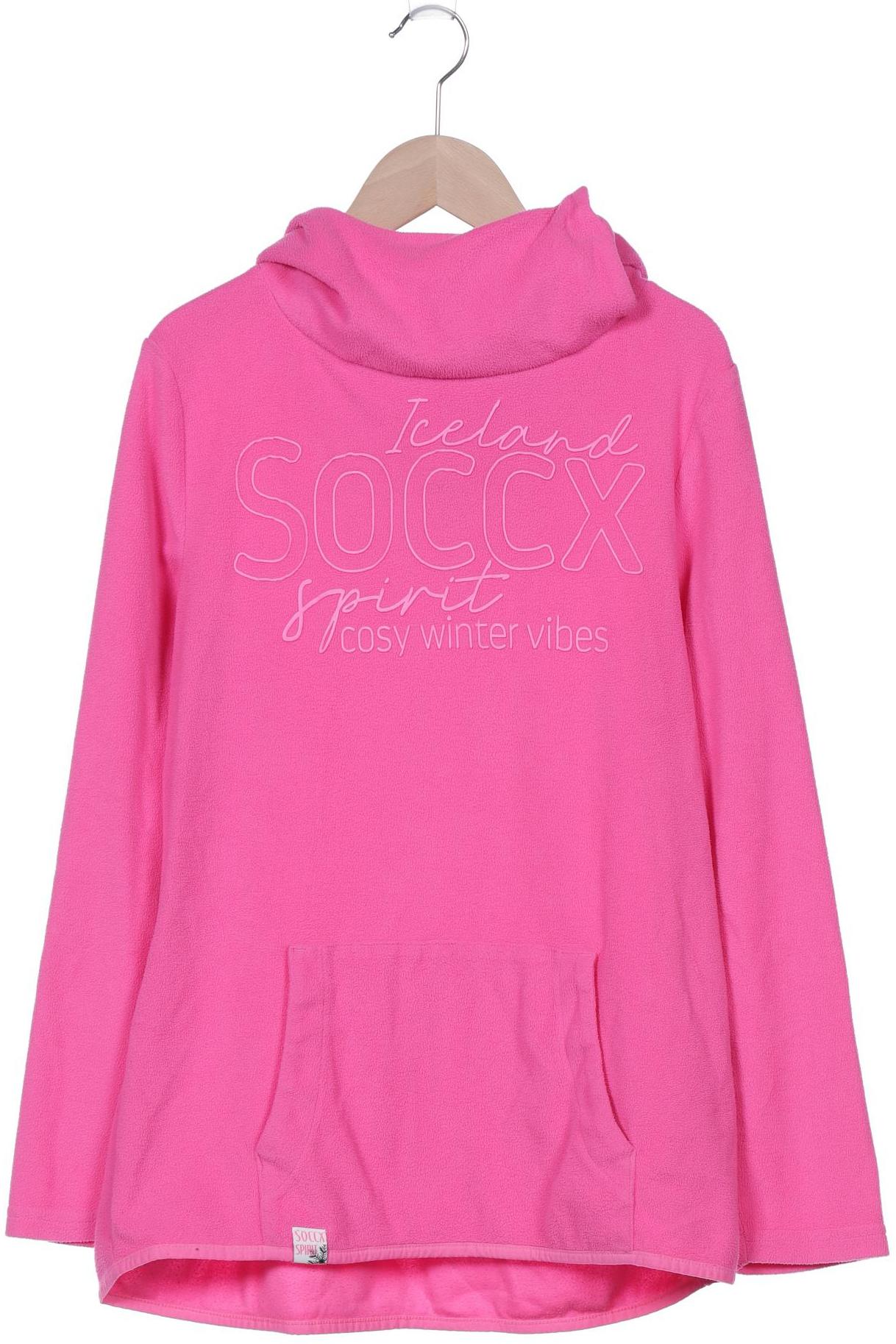 

Soccx Damen Kapuzenpullover, pink, Gr. 42