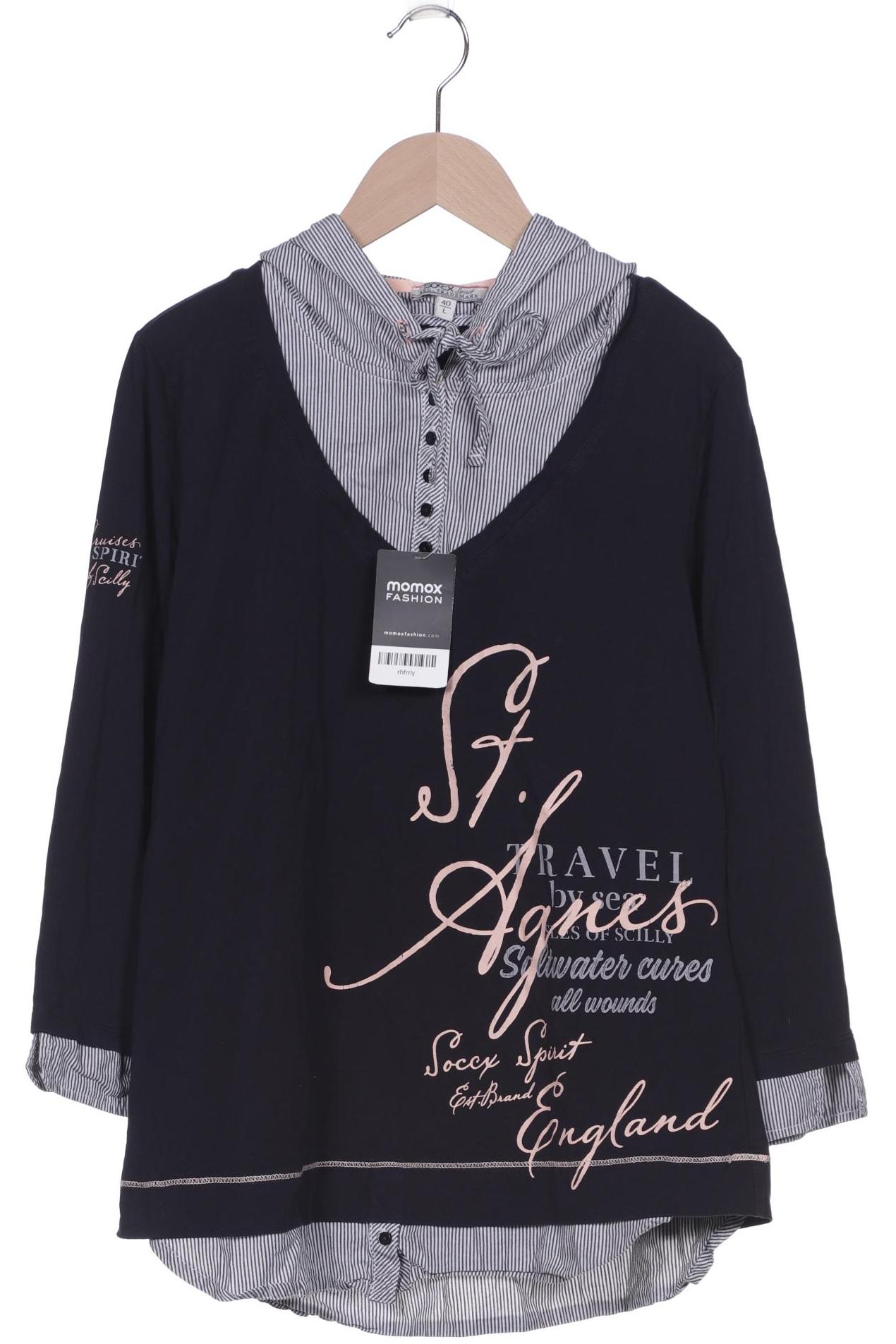 

SOCCX Damen Kapuzenpullover, marineblau
