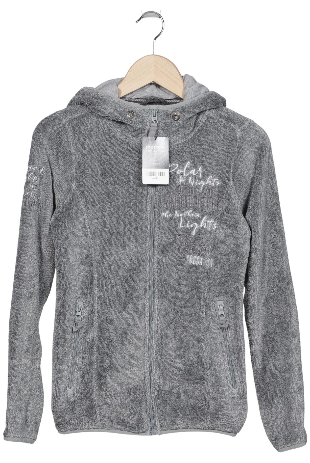 

Soccx Damen Kapuzenpullover, grau, Gr. 34