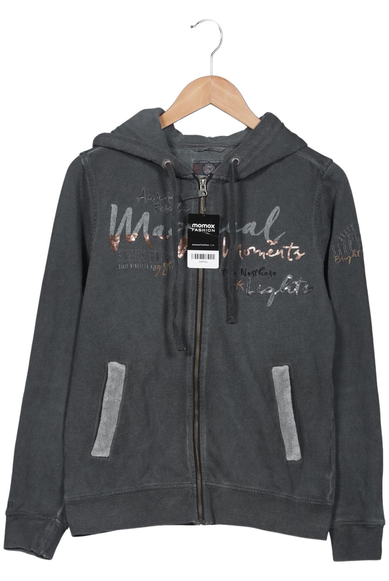 

Soccx Damen Kapuzenpullover, grau, Gr. 36