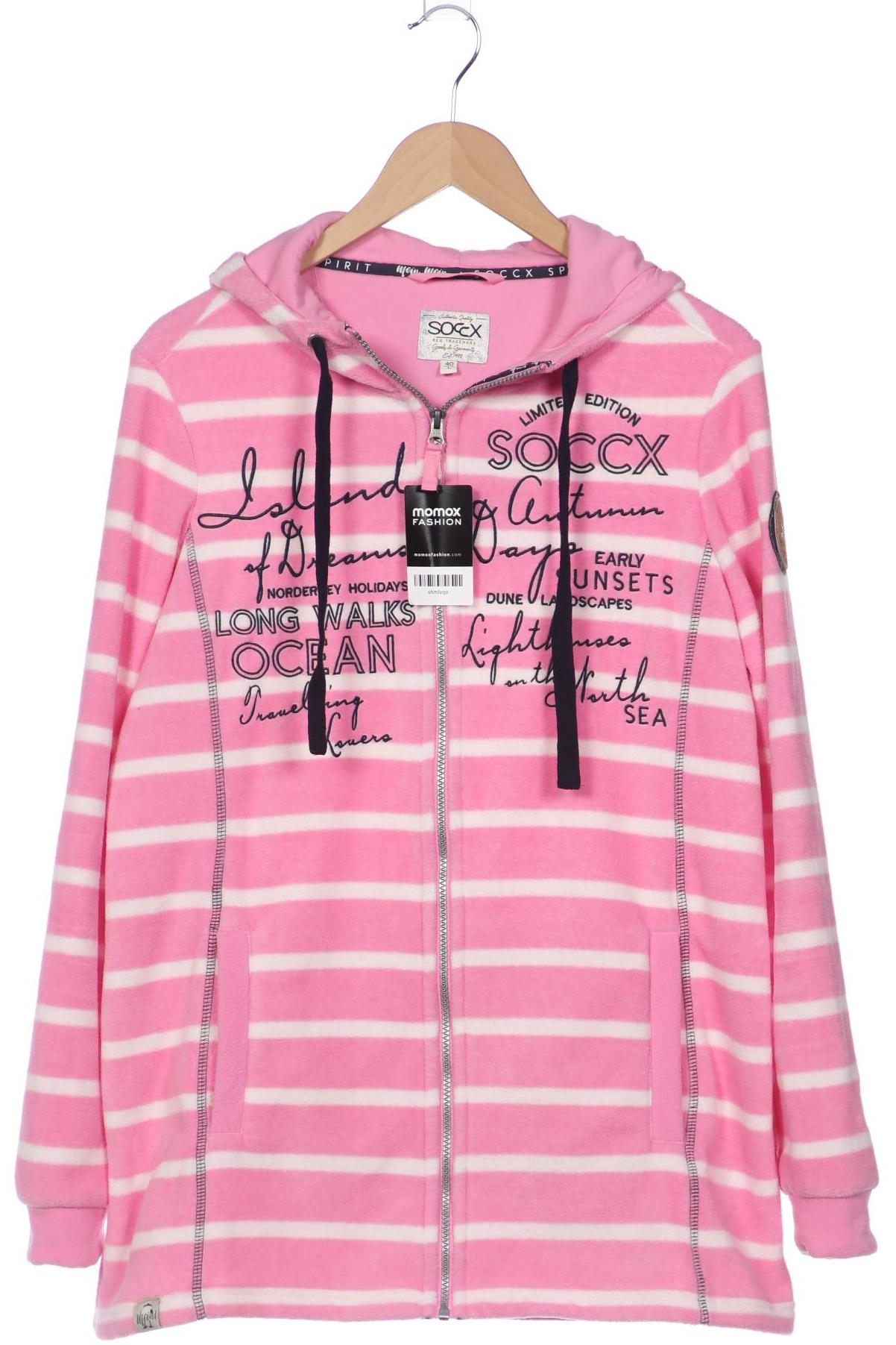 

Soccx Damen Kapuzenpullover, pink, Gr. 40