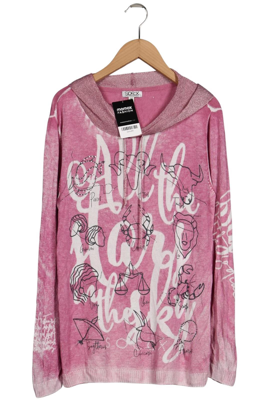 

Soccx Damen Kapuzenpullover, pink, Gr. 42