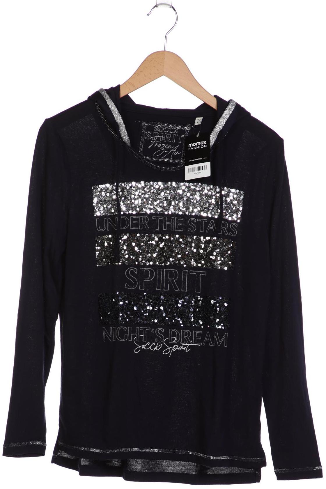 

Soccx Damen Kapuzenpullover, marineblau, Gr. 40