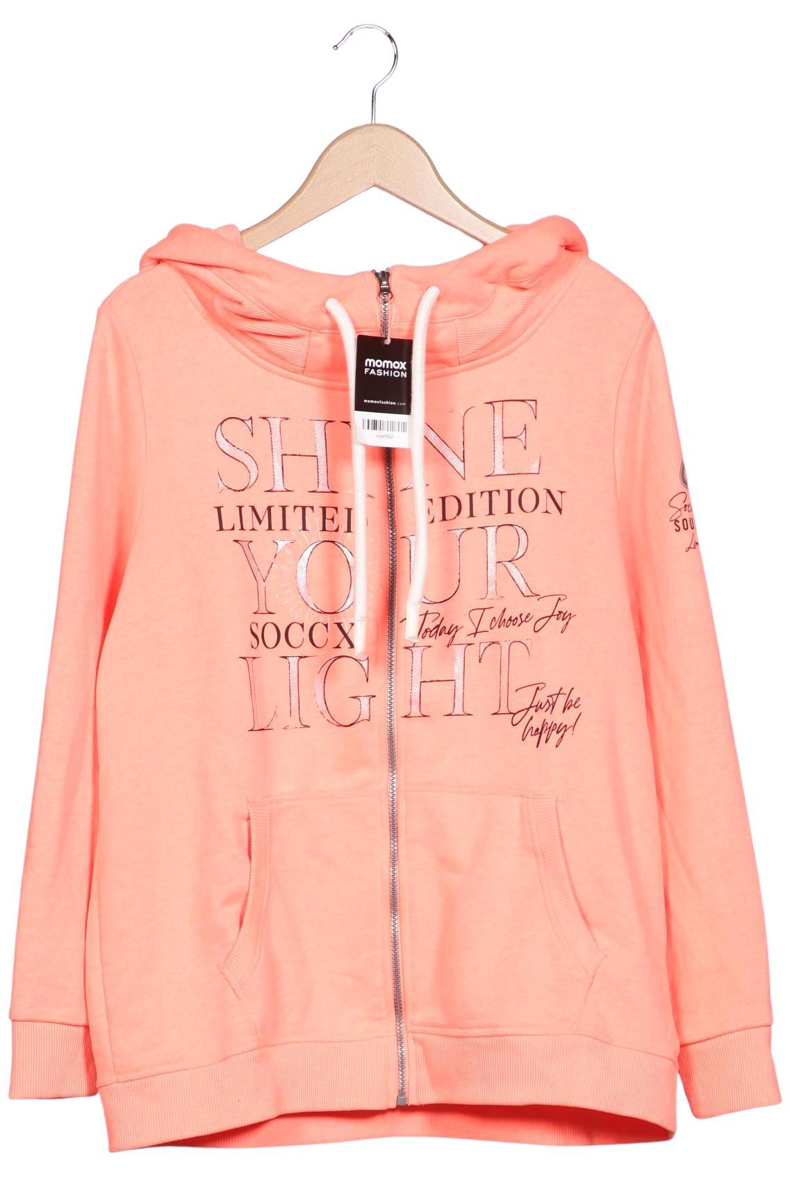 

Soccx Damen Kapuzenpullover, pink, Gr. 44