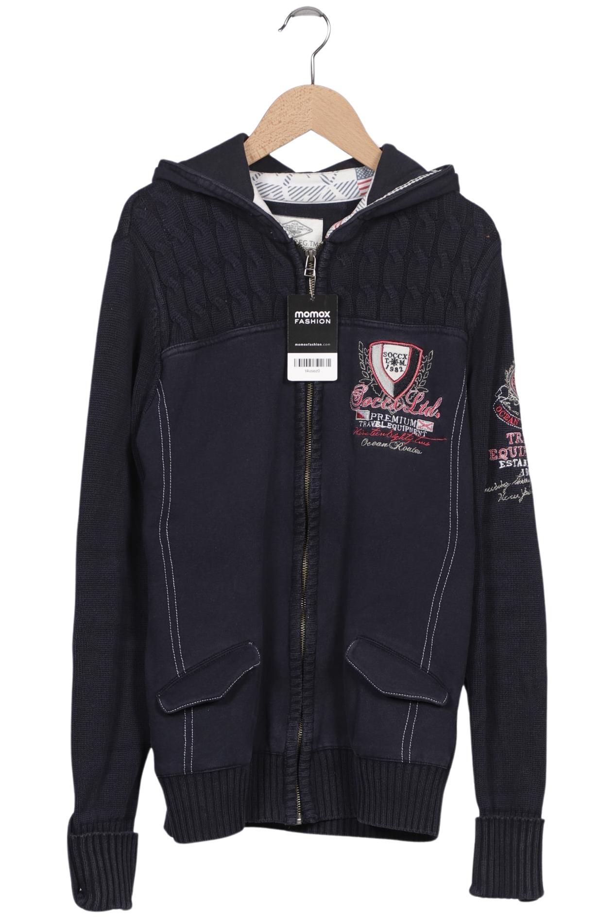 

Soccx Damen Kapuzenpullover, marineblau, Gr. 42