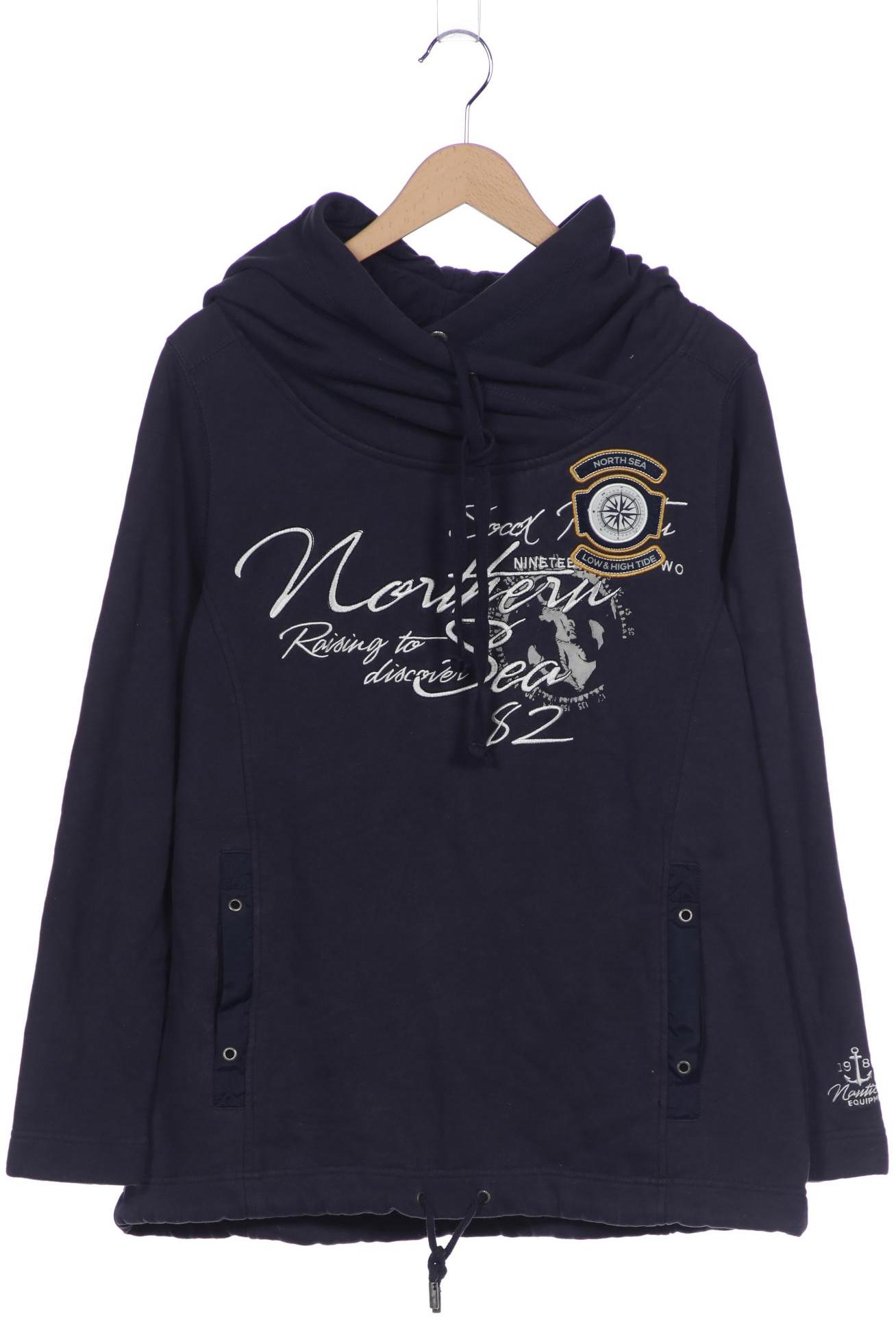 

Soccx Damen Kapuzenpullover, marineblau, Gr. 44