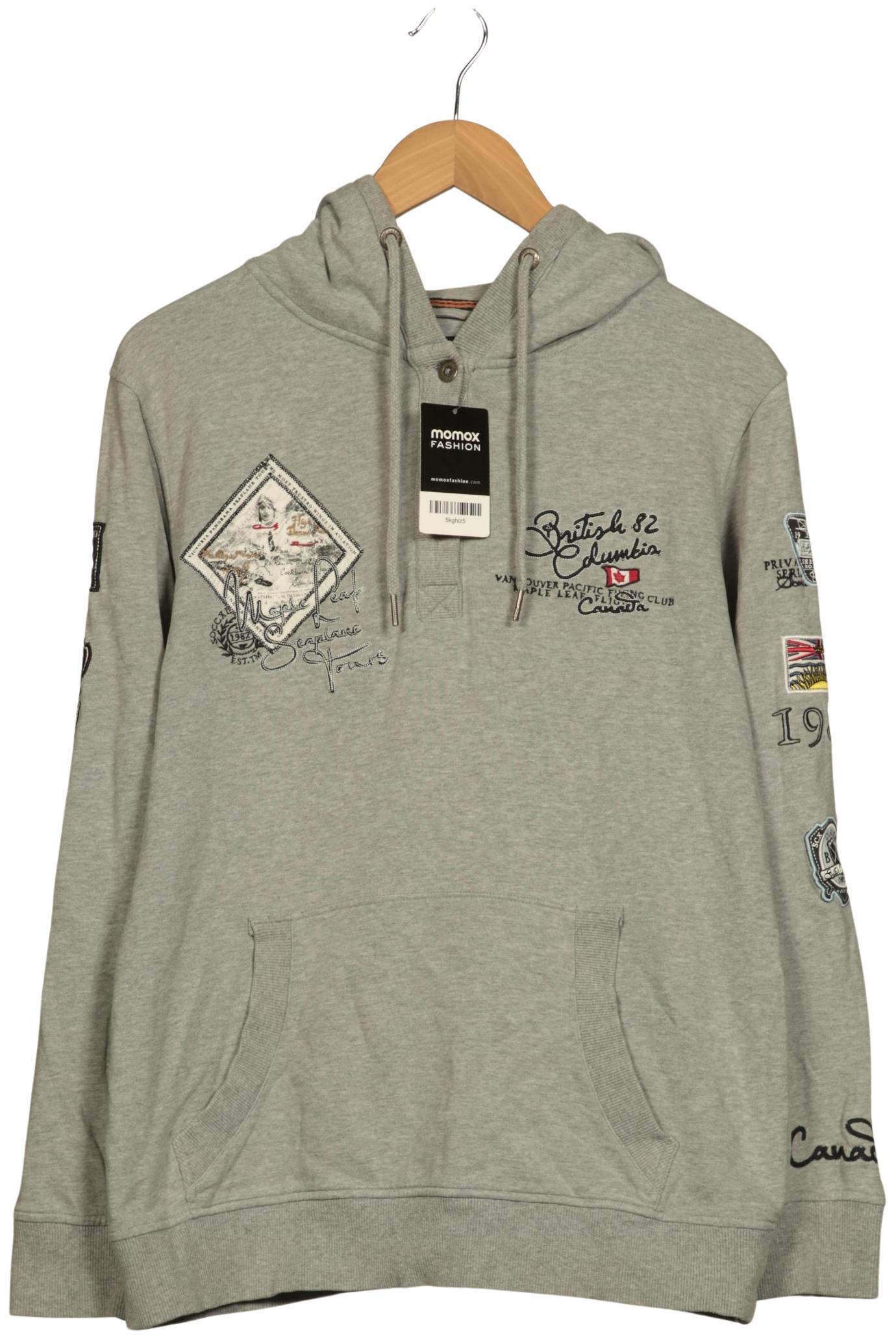 

Soccx Damen Kapuzenpullover, grau, Gr. 42