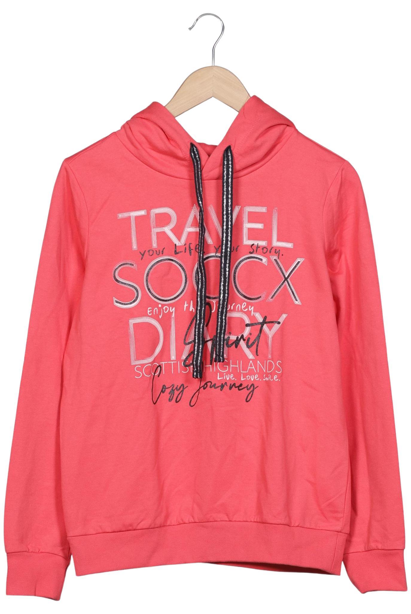 

Soccx Damen Kapuzenpullover, pink, Gr. 42