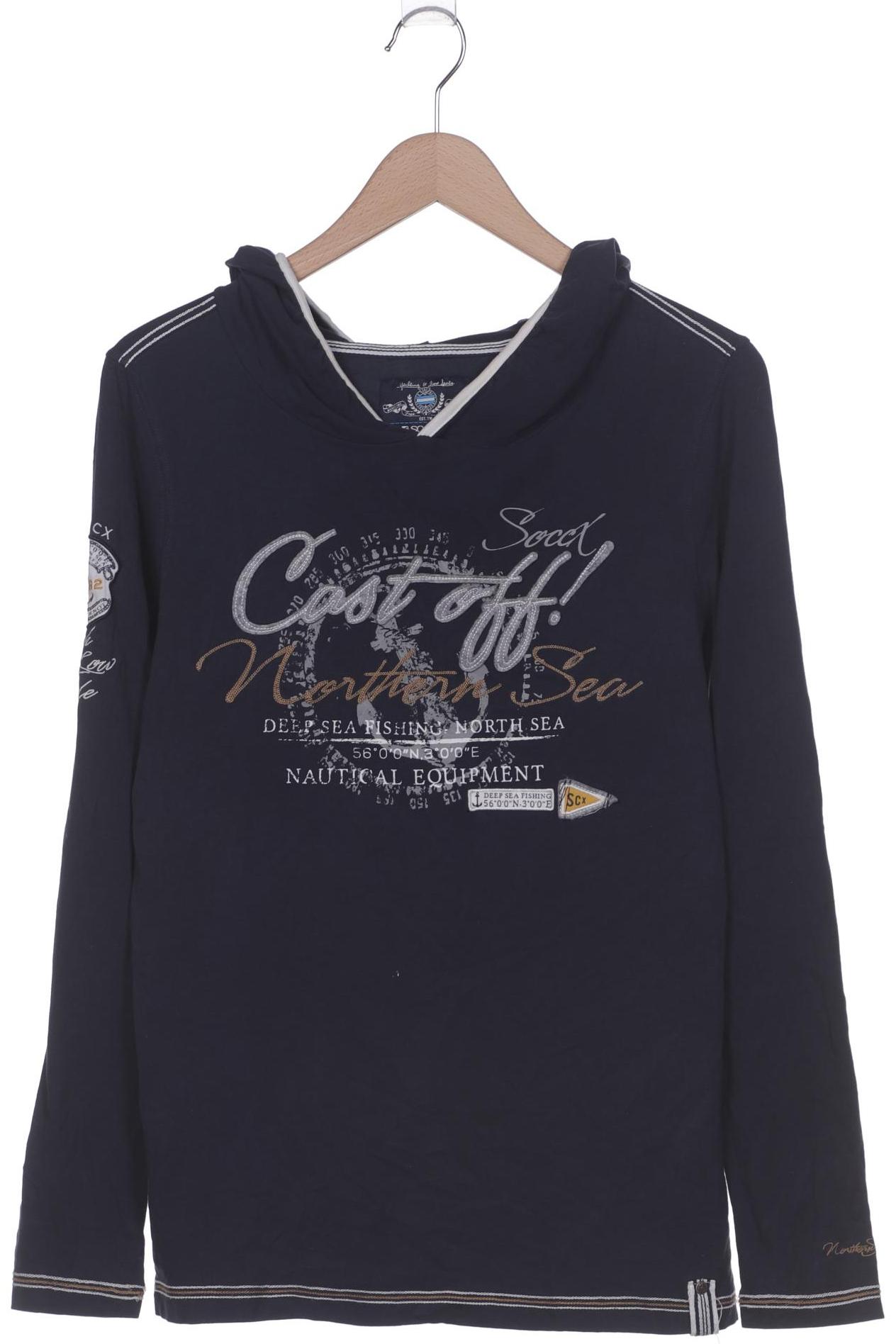 

Soccx Damen Kapuzenpullover, marineblau, Gr. 40