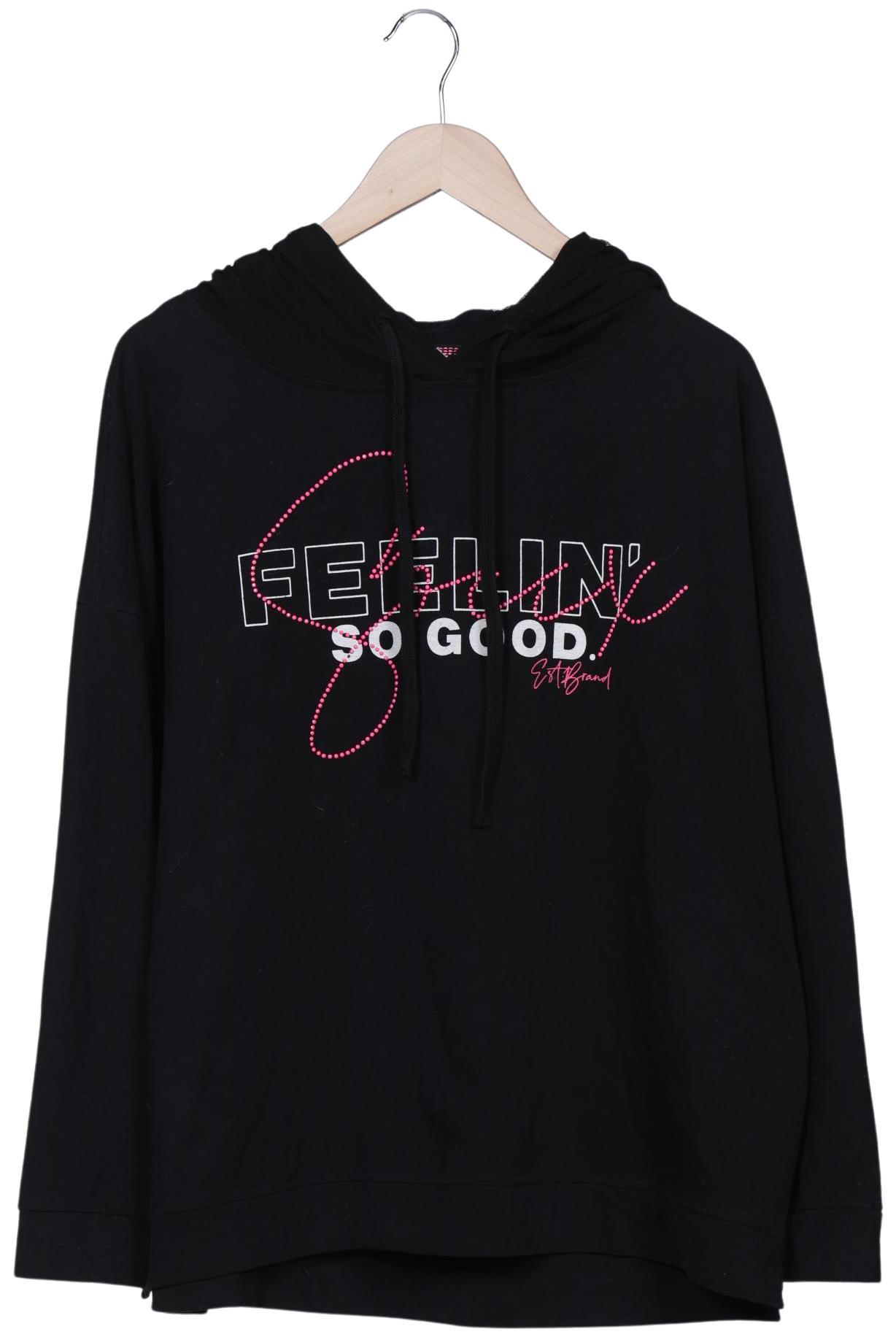 

Soccx Damen Kapuzenpullover, schwarz, Gr. 42