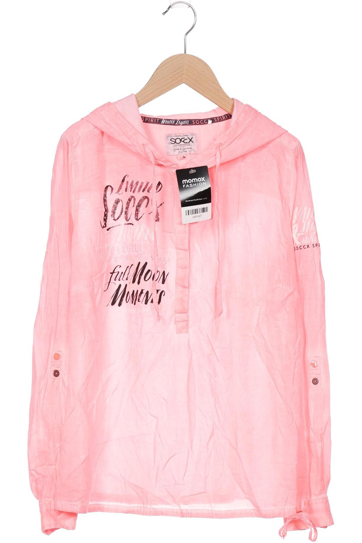 

SOCCX Damen Kapuzenpullover, pink
