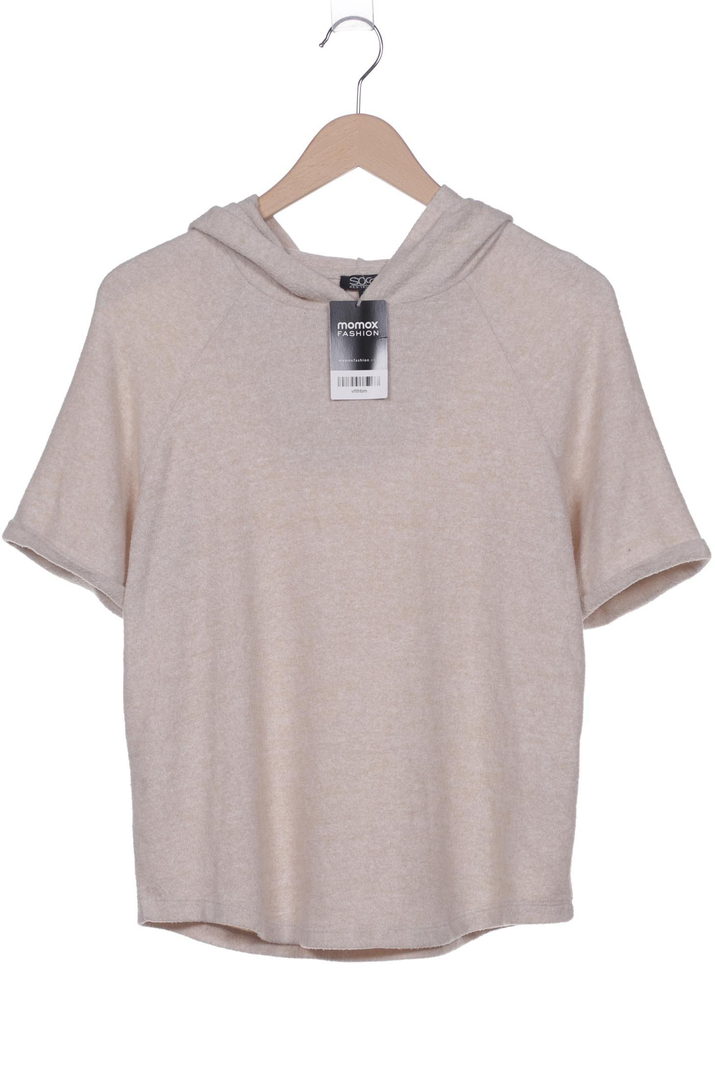 

Soccx Damen Kapuzenpullover, beige, Gr. 36