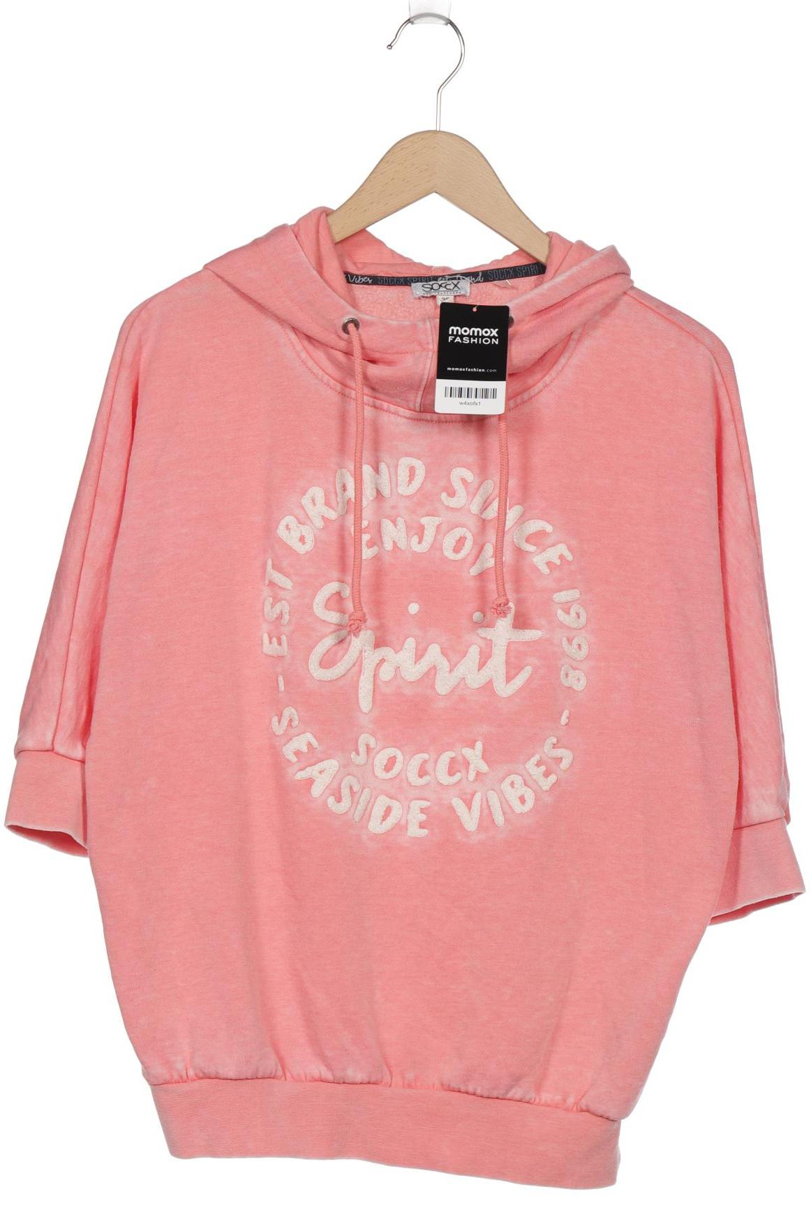 

SOCCX Damen Kapuzenpullover, pink