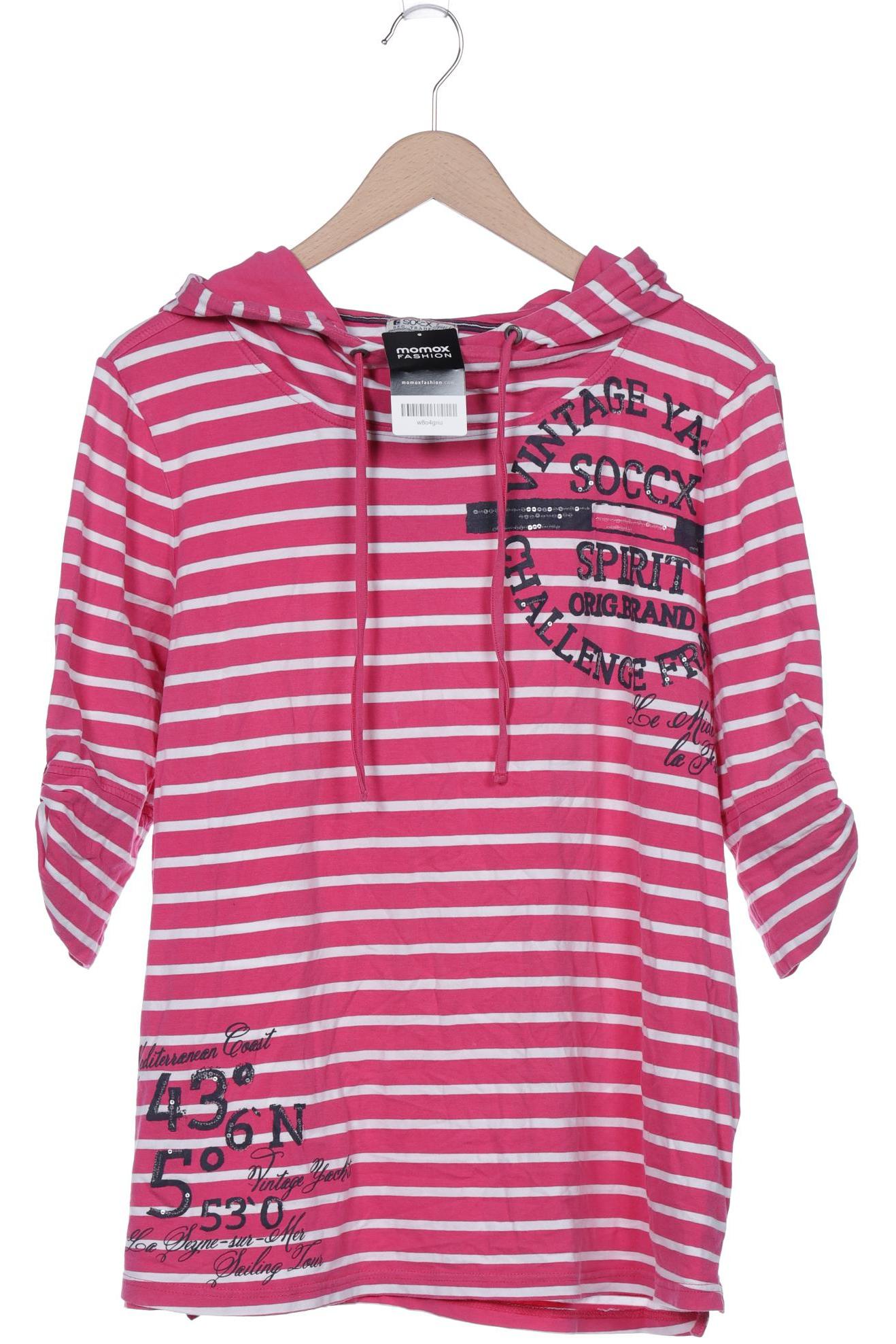 

SOCCX Damen Kapuzenpullover, pink