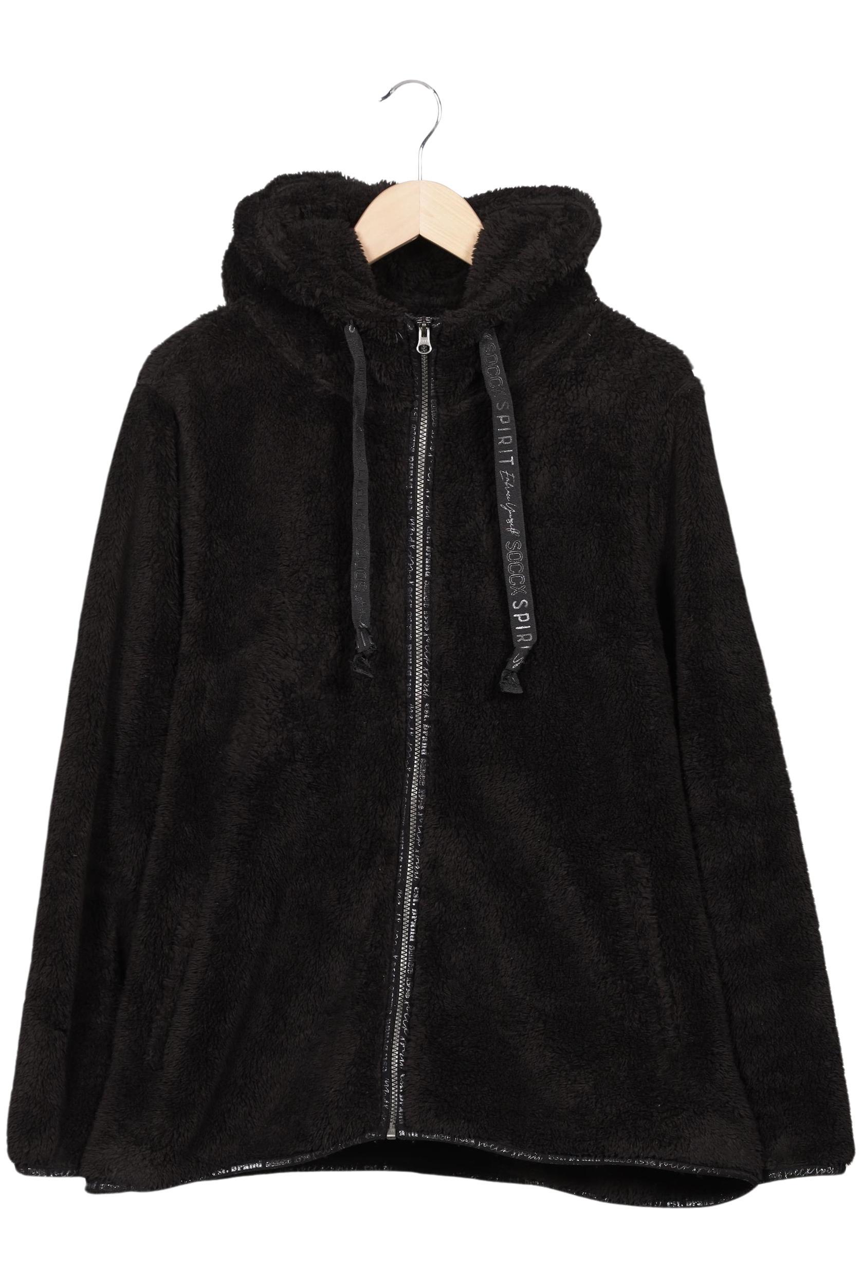 

Soccx Damen Kapuzenpullover, schwarz, Gr. 46