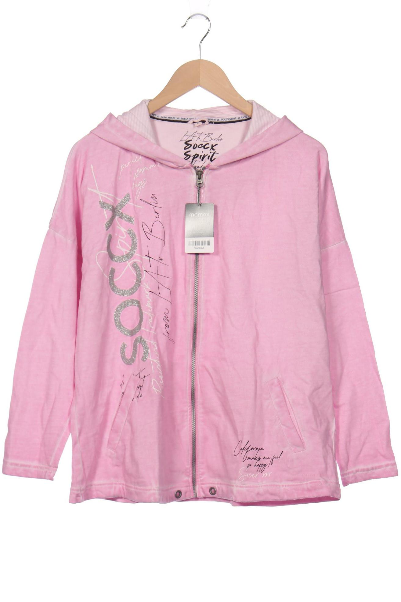 

SOCCX Damen Kapuzenpullover, pink