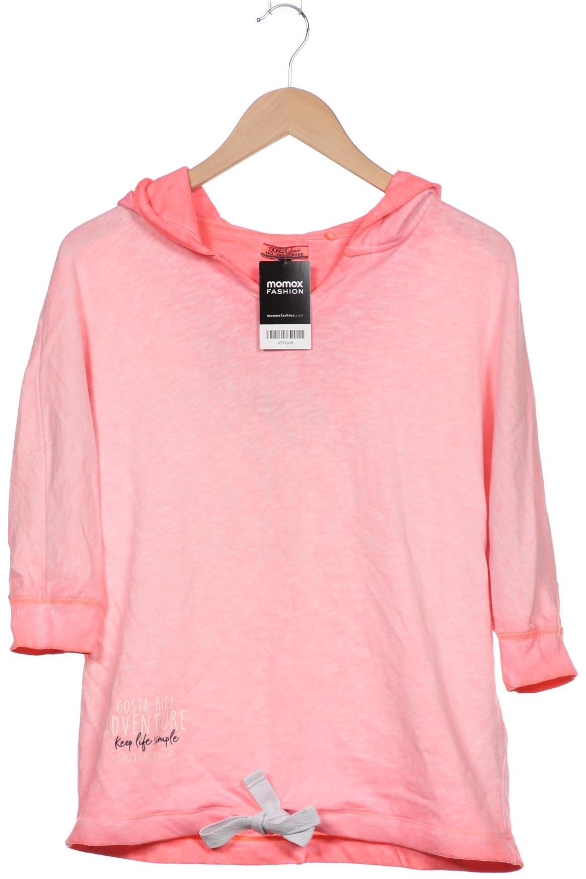 

SOCCX Damen Kapuzenpullover, pink