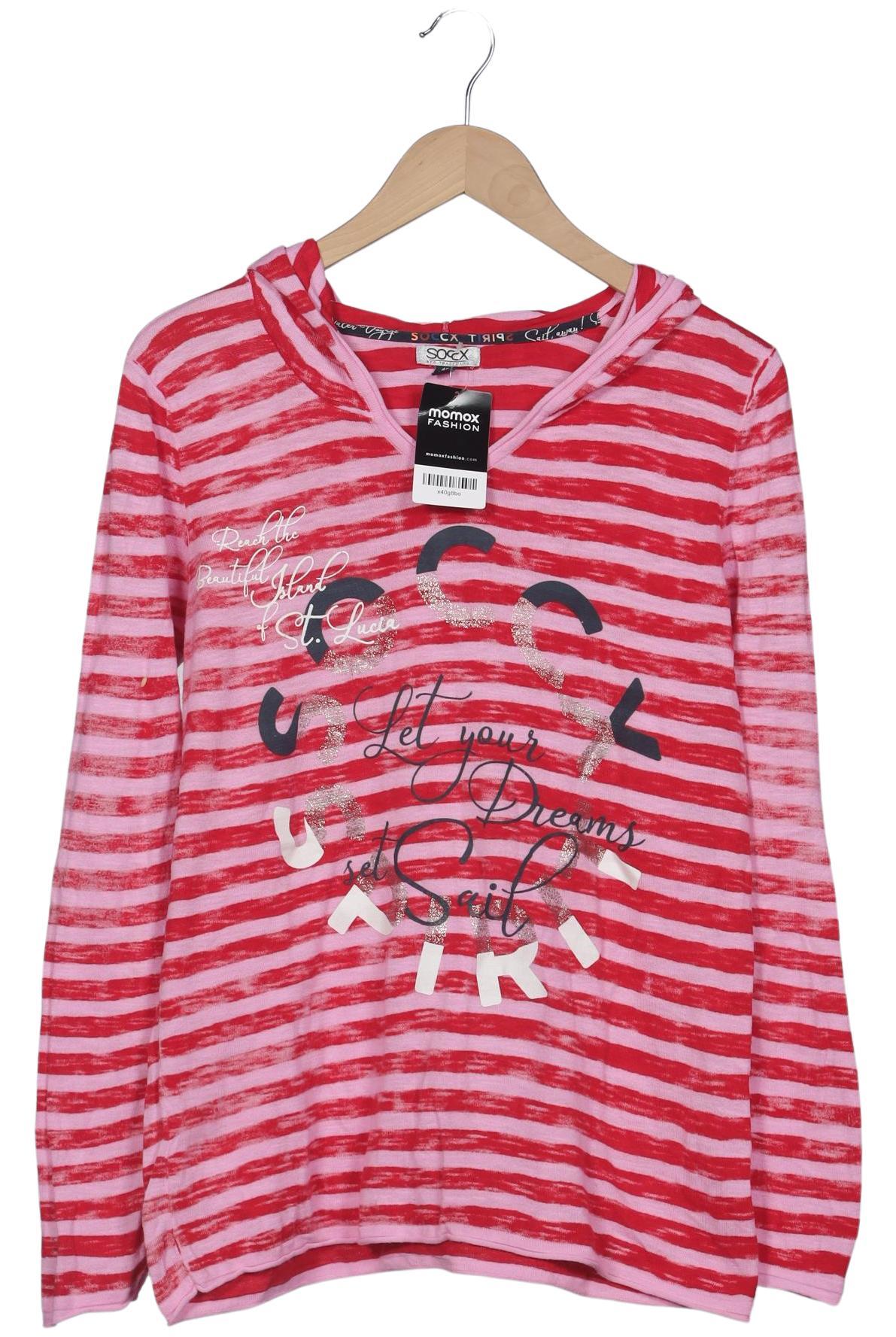 

Soccx Damen Kapuzenpullover, pink, Gr. 40