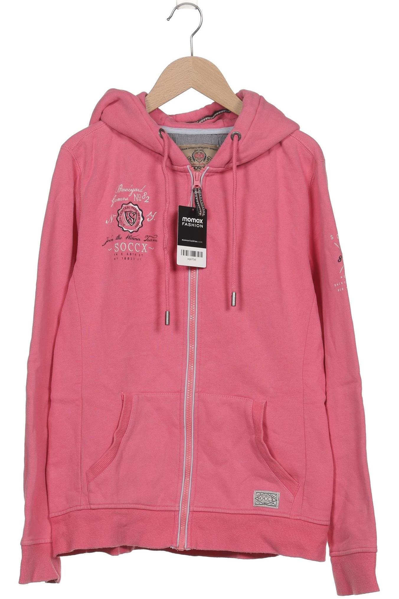 

Soccx Damen Kapuzenpullover, pink, Gr. 36