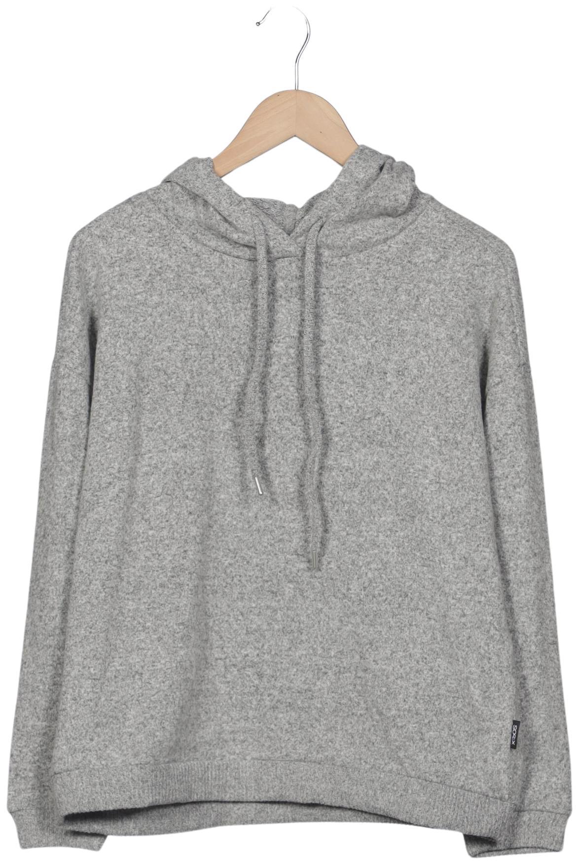 

Soccx Damen Kapuzenpullover, grau, Gr. 42