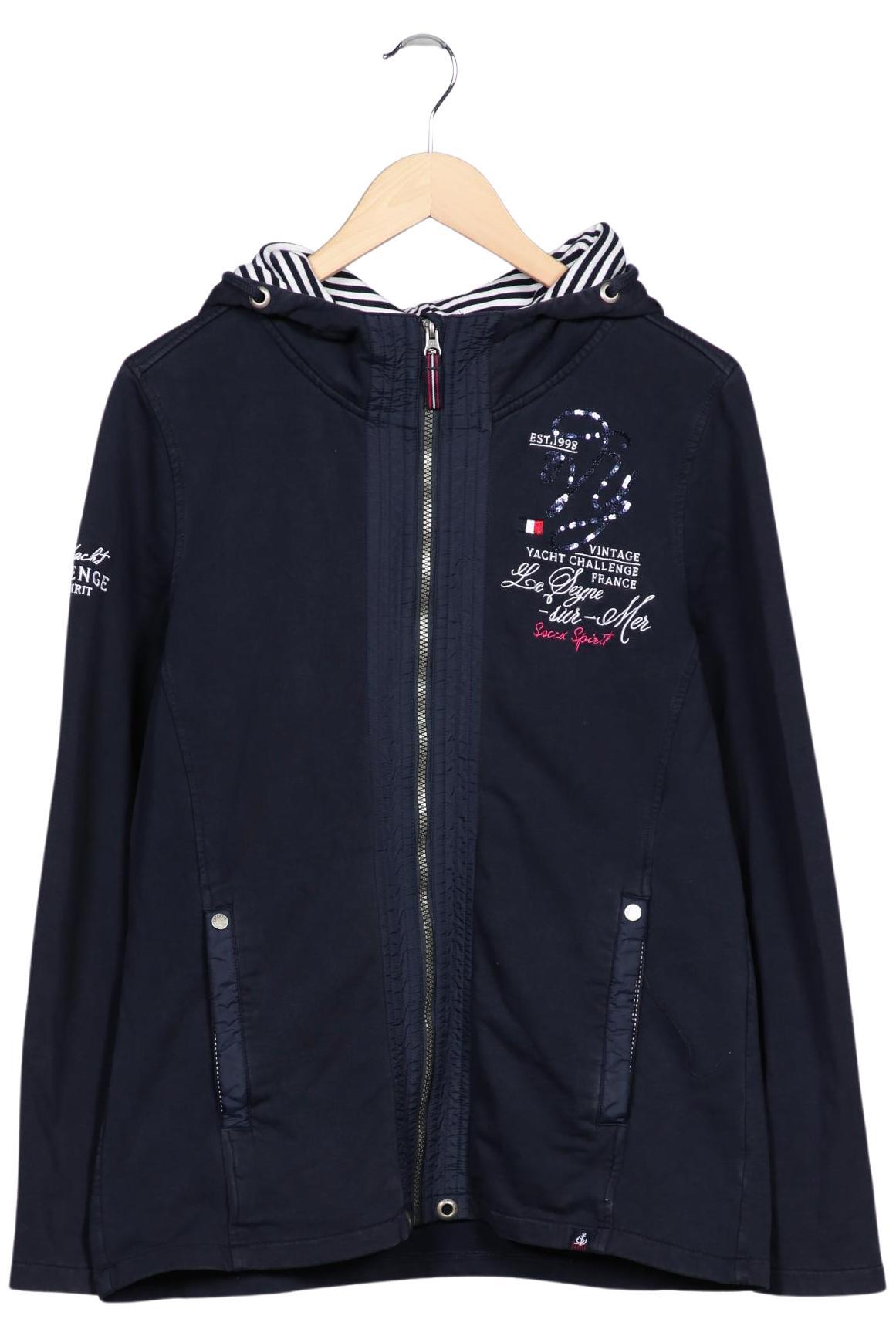 

Soccx Damen Kapuzenpullover, marineblau, Gr. 40