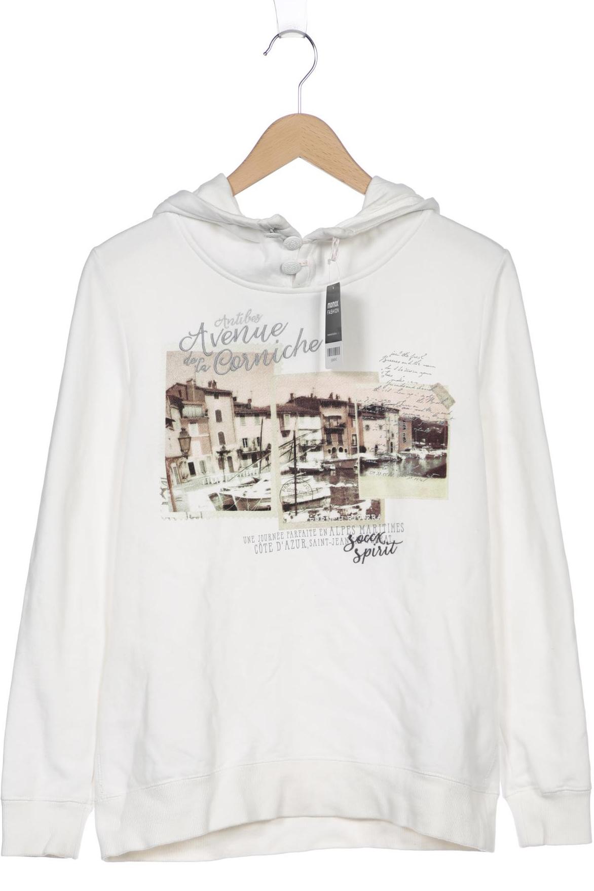 

SOCCX Damen Kapuzenpullover, weiß