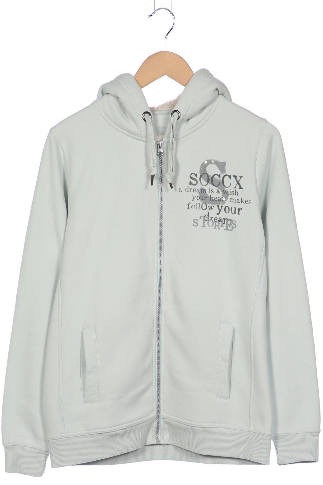 

SOCCX Damen Kapuzenpullover, hellblau