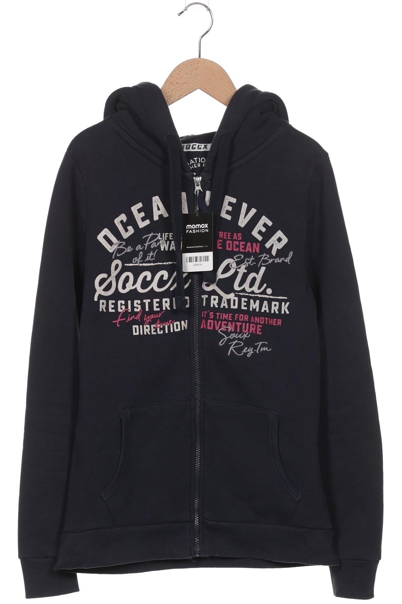 

Soccx Damen Kapuzenpullover, marineblau, Gr. 36