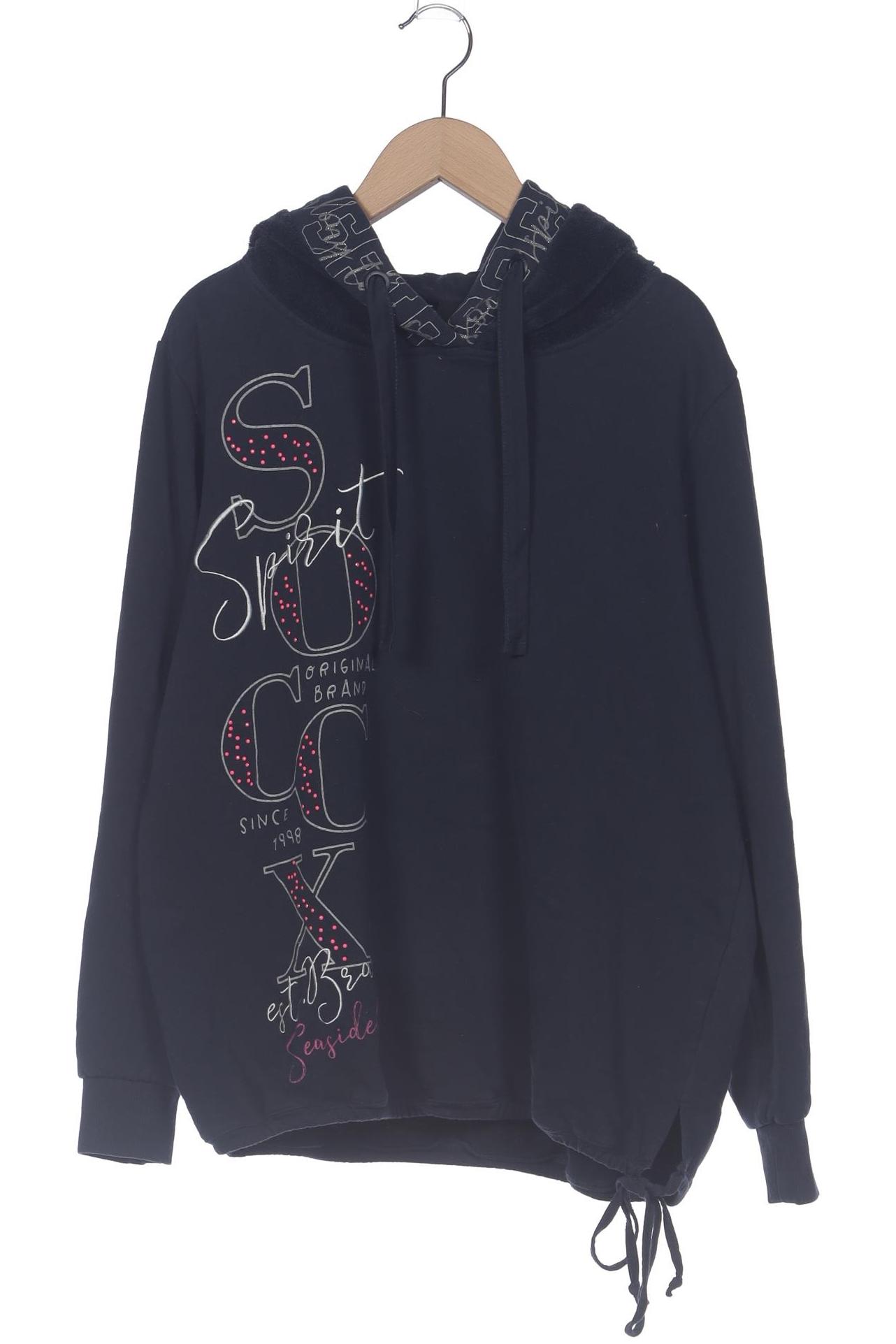 

Soccx Damen Kapuzenpullover, marineblau, Gr. 40