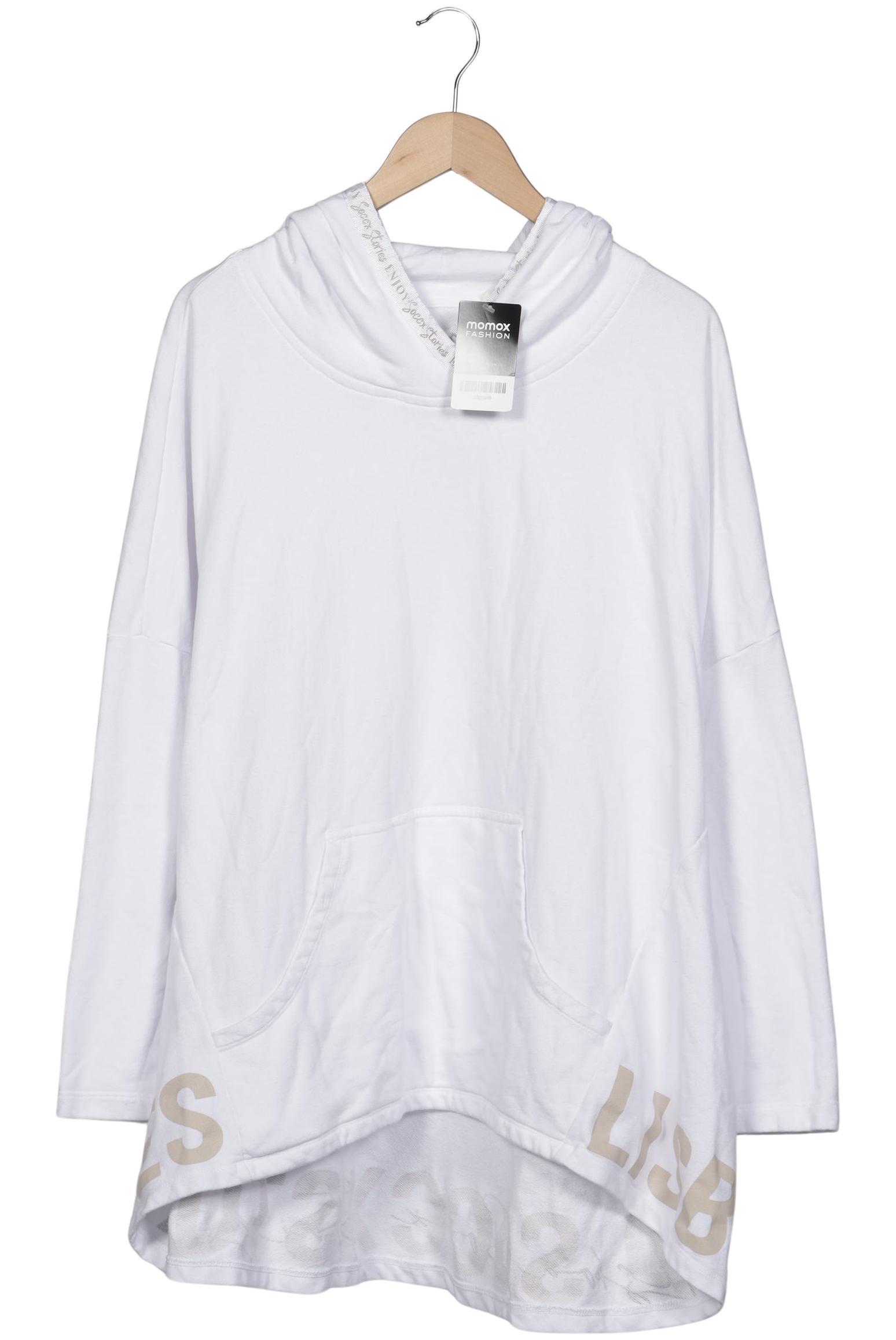 

Soccx Damen Kapuzenpullover, weiß, Gr. 46