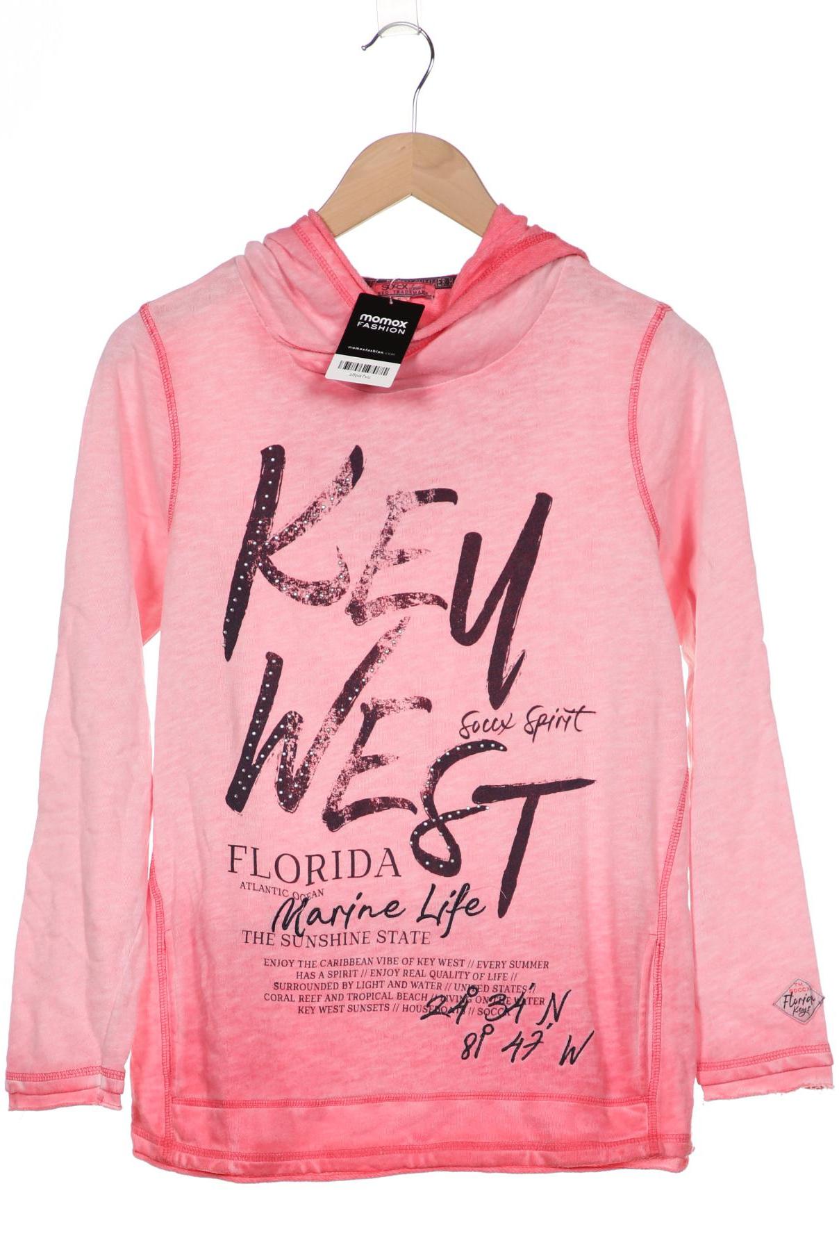 

SOCCX Damen Kapuzenpullover, pink