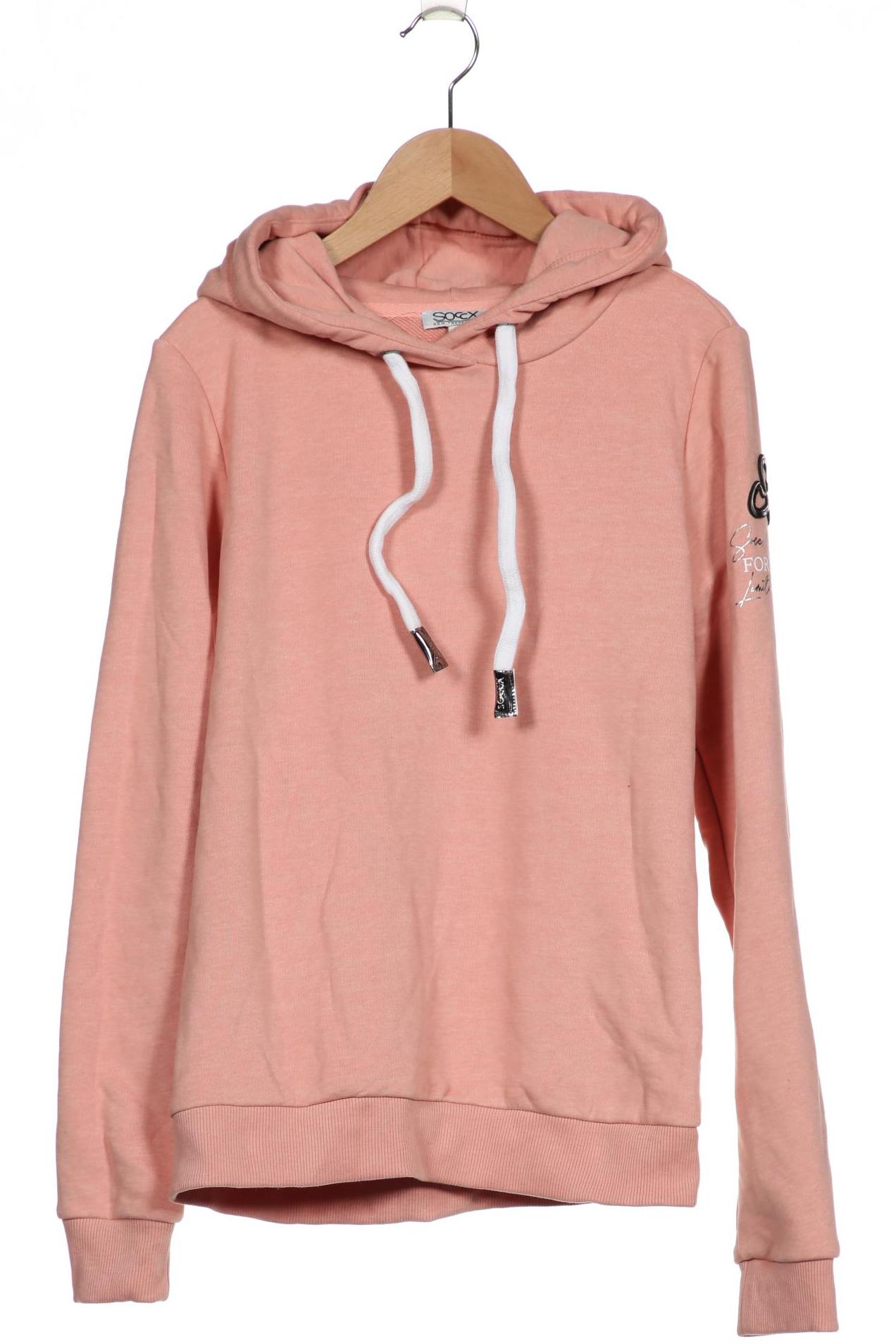 

SOCCX Damen Kapuzenpullover, pink