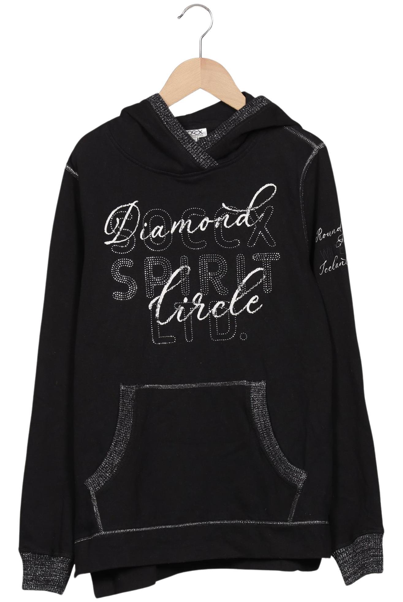 

Soccx Damen Kapuzenpullover, schwarz, Gr. 38