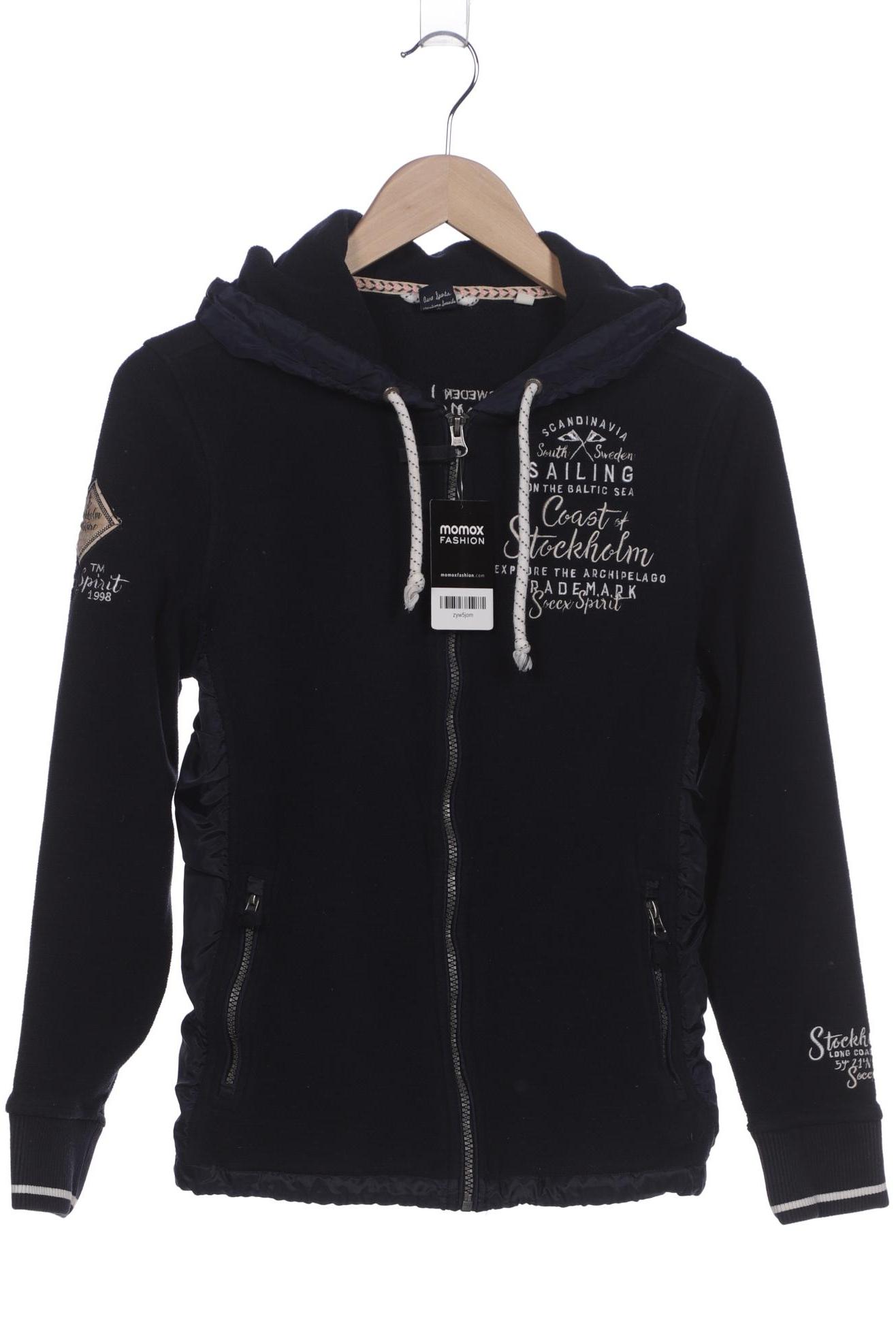 

Soccx Damen Kapuzenpullover, marineblau, Gr. 38