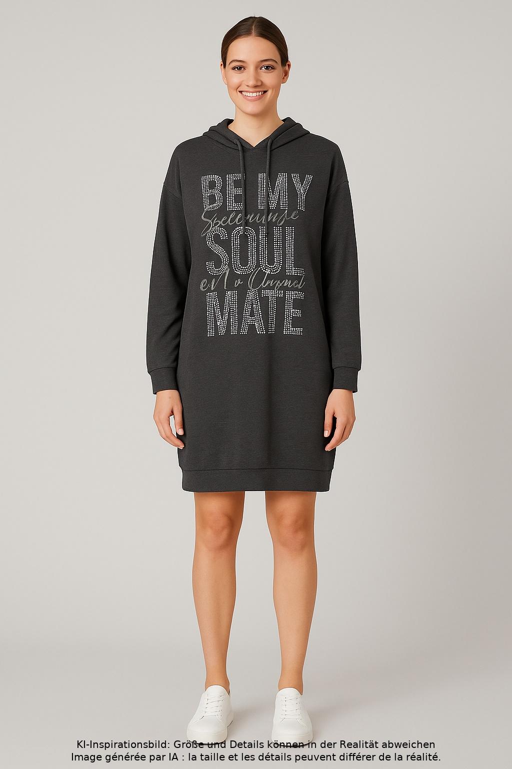 

Soccx Damen Kleid, grau, Gr. 36