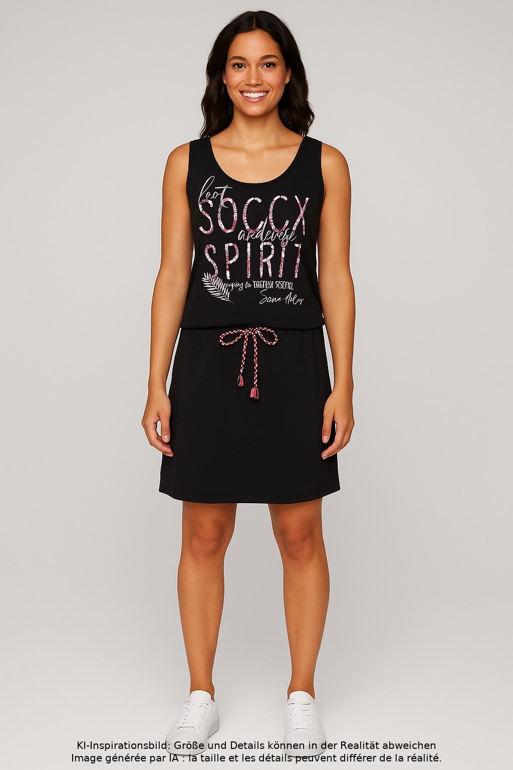 

Soccx Damen Kleid, schwarz, Gr. 36